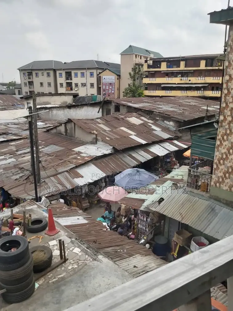 Old Property Along the Major Road at Idumota Lagos Island in Idumota
