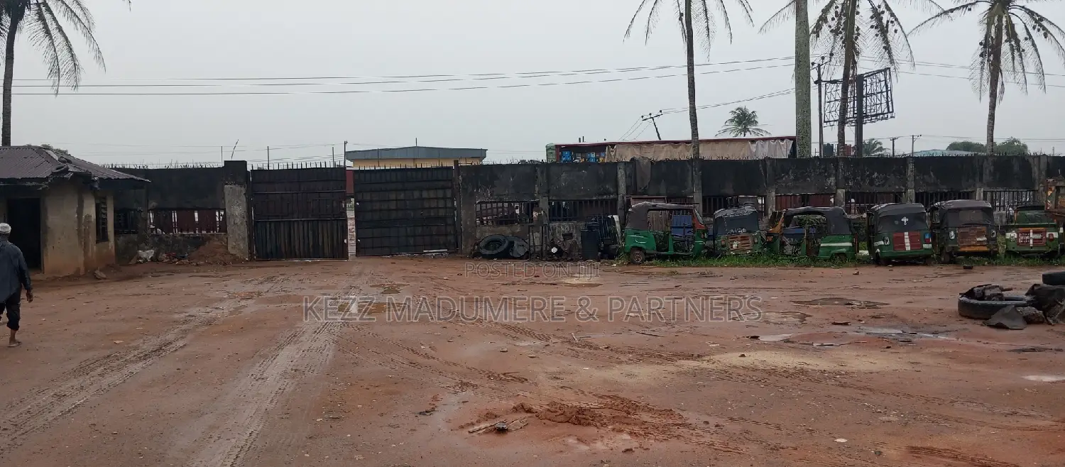 For Sale : 18 Fenced Plots by Osisioma Flyover in Osisioma Ngwa