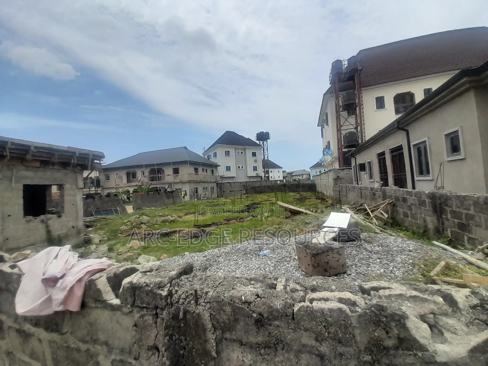 Dry Bareland in an Estate in Ago Palace