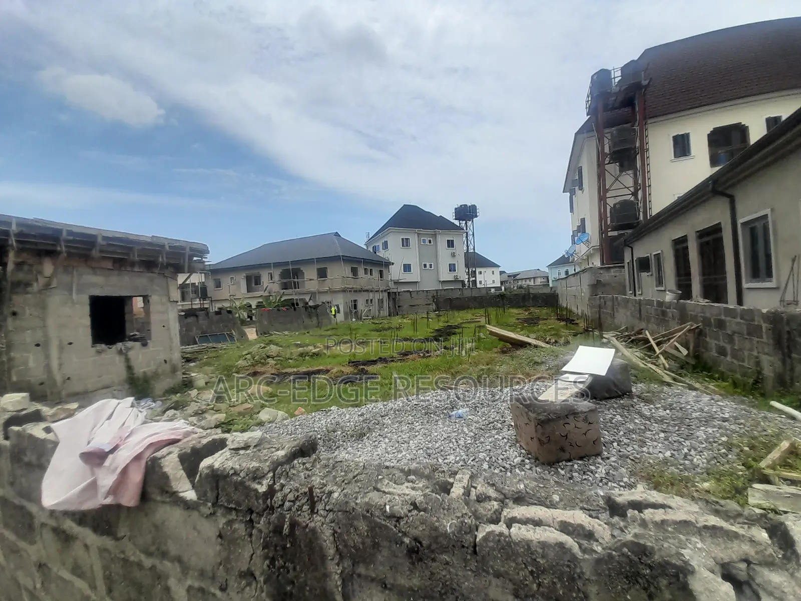 Dry Bareland in an Estate in Ago Palace