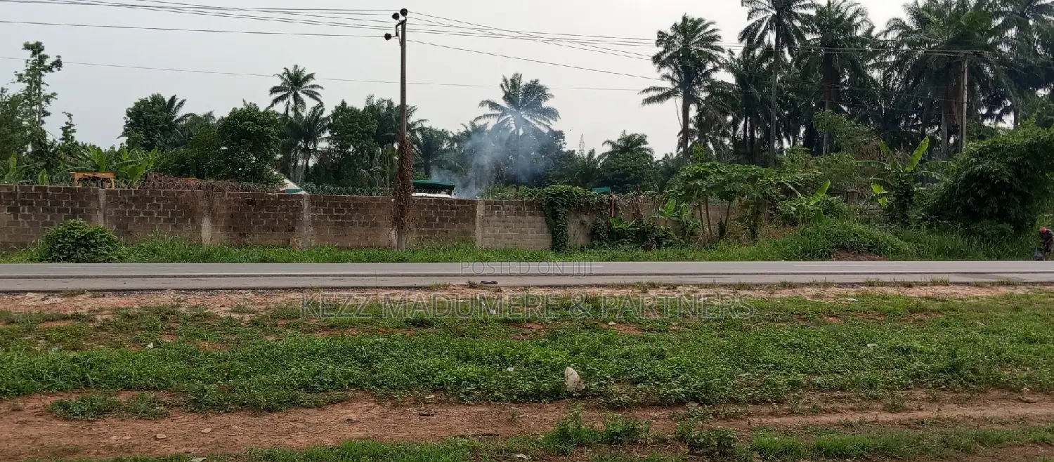 For Sale : Fenced 7 Plots With Electric Wire at Osisioma in Osisioma Ngwa