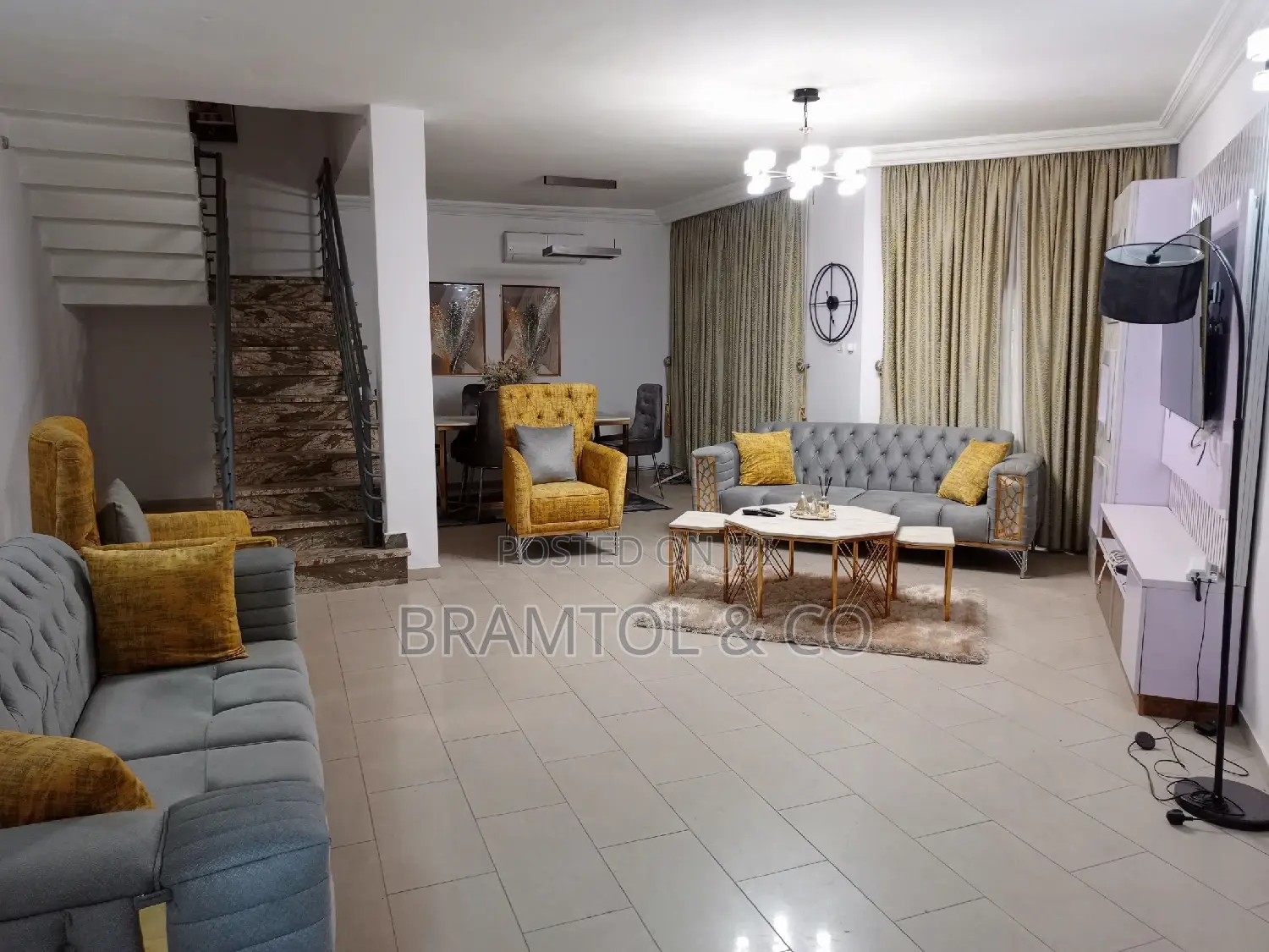 Furnished 4bdrm Townhouse / Terrace in Maitama for rent in Maitama
