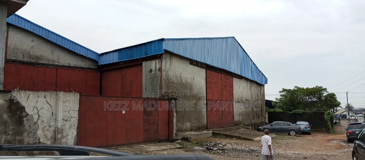 For Sale : Large Size Double Warehouse , Eliozu New Road in Port-Harcourt