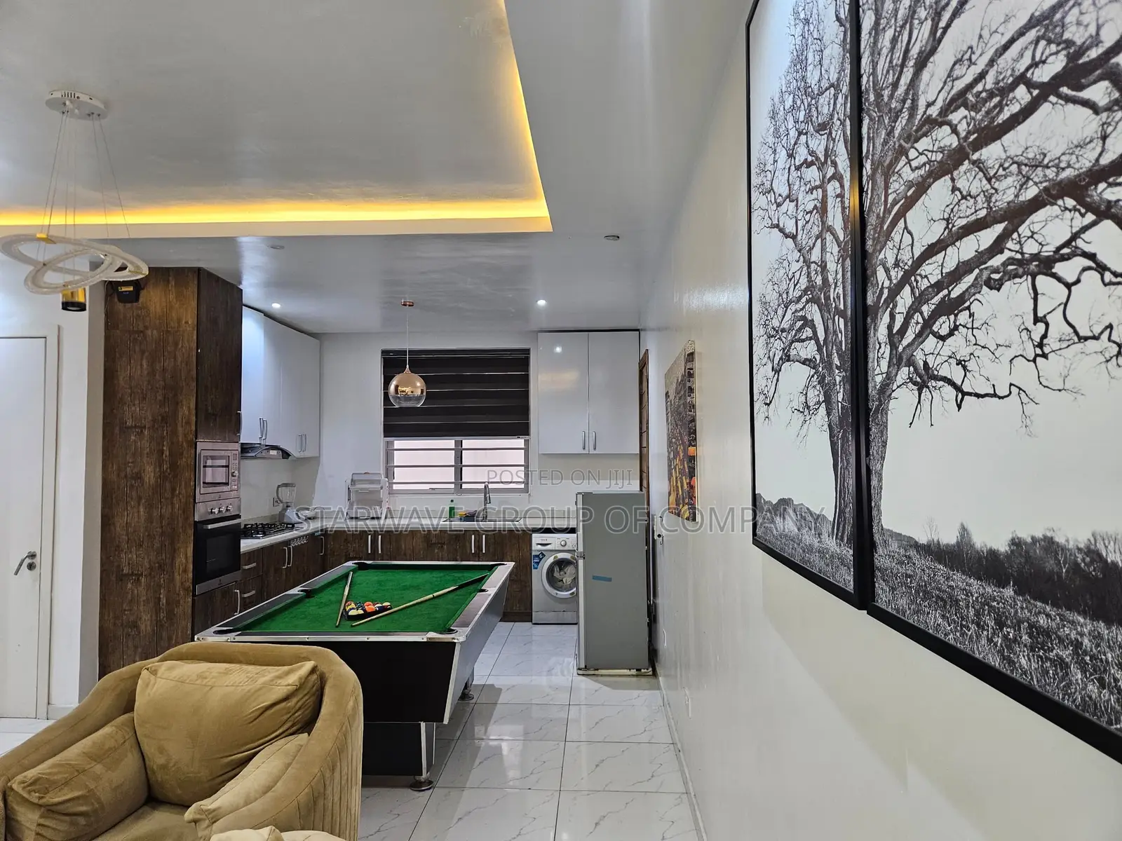 Luxury One Bedroom Apartment With Snooker in Lekki