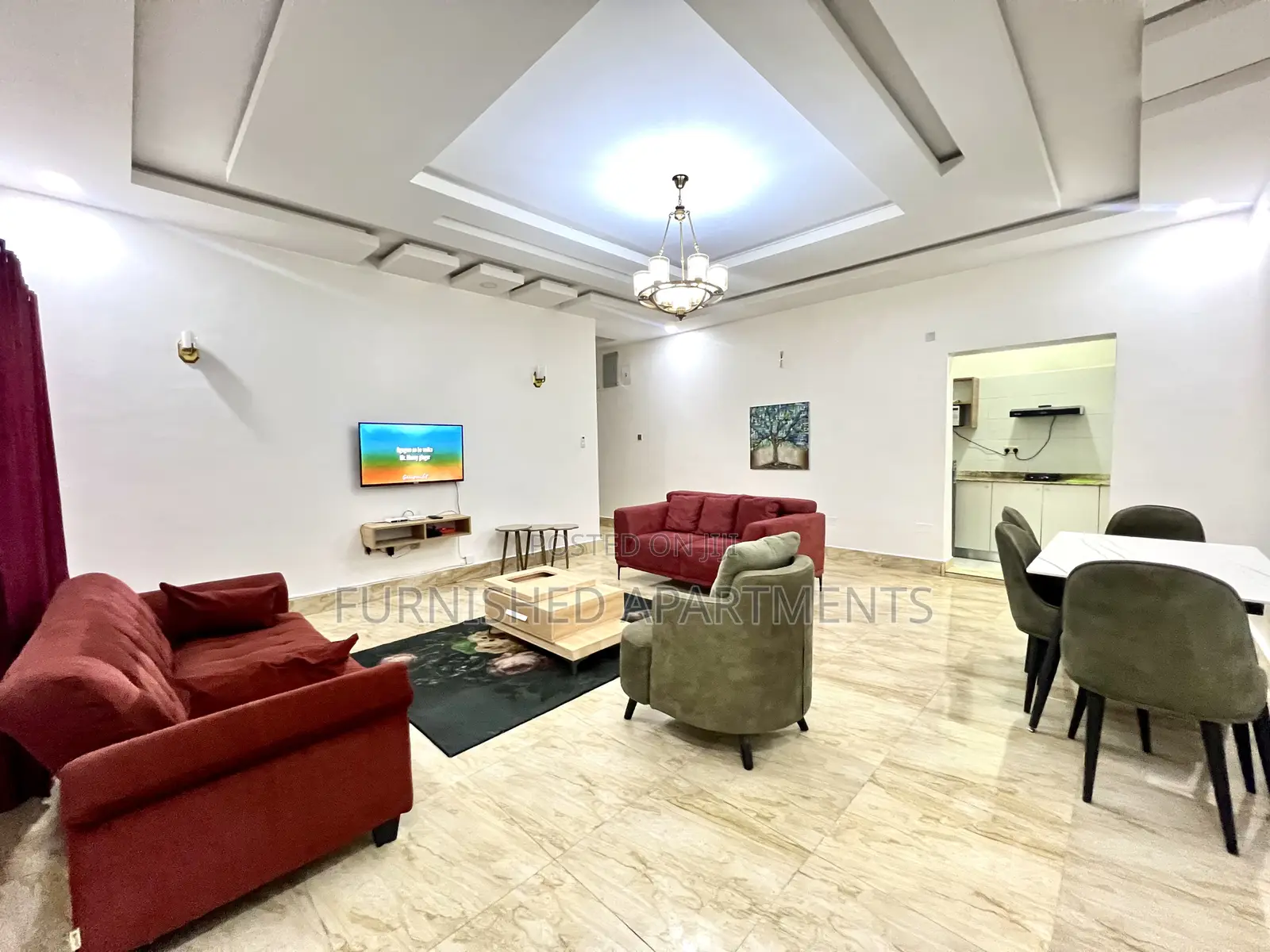 Ground Floor 2bedroom Flat + Wifi + 24hrs Power in Utako