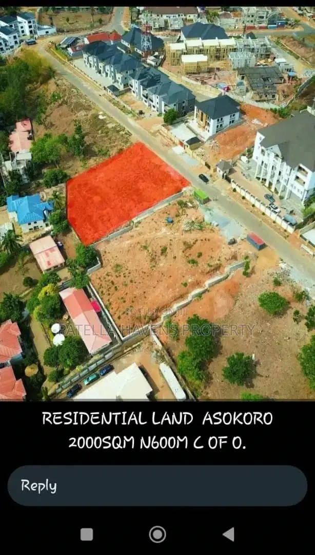 Land for Sale in Asokoro in Asokoro