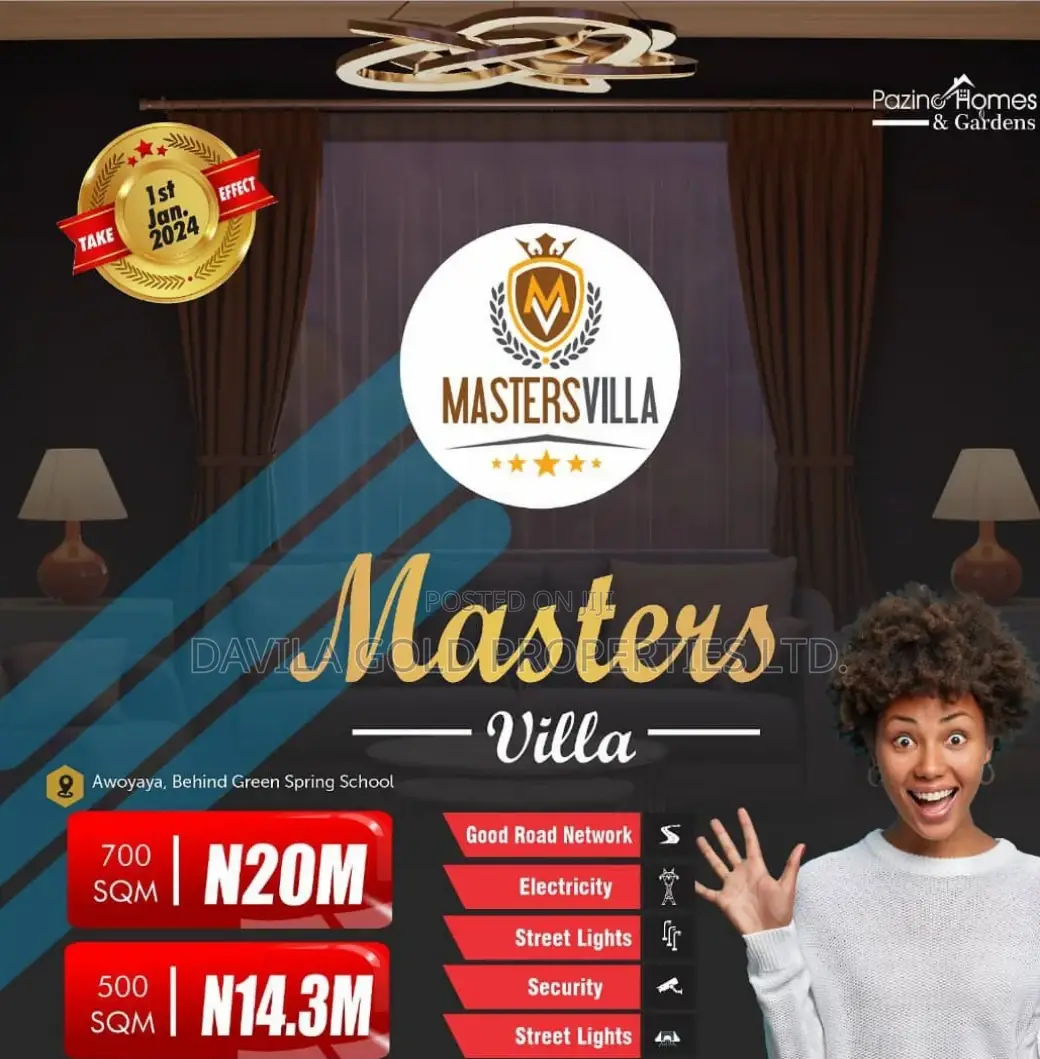Hot Offer at Awoyaya, Lekki, Masters Villa in Lekki
