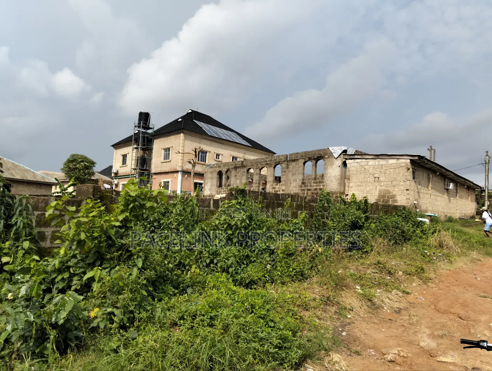 4 Nd Half Plot of Land Together Fence Gate Very Decent Area in Ayobo