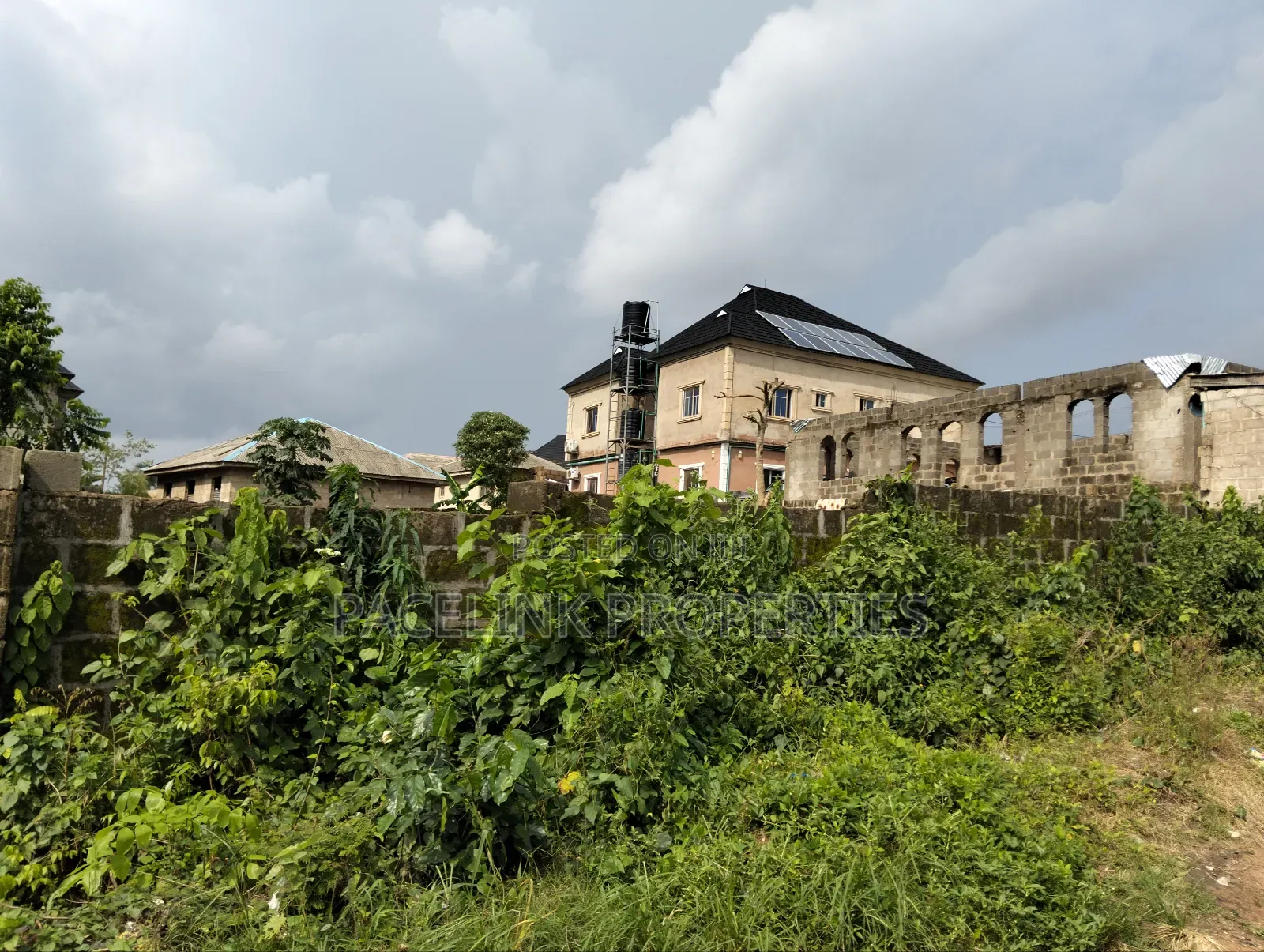 4 Nd Half Plot of Land Together Fence Gate Very Decent Area in Ayobo