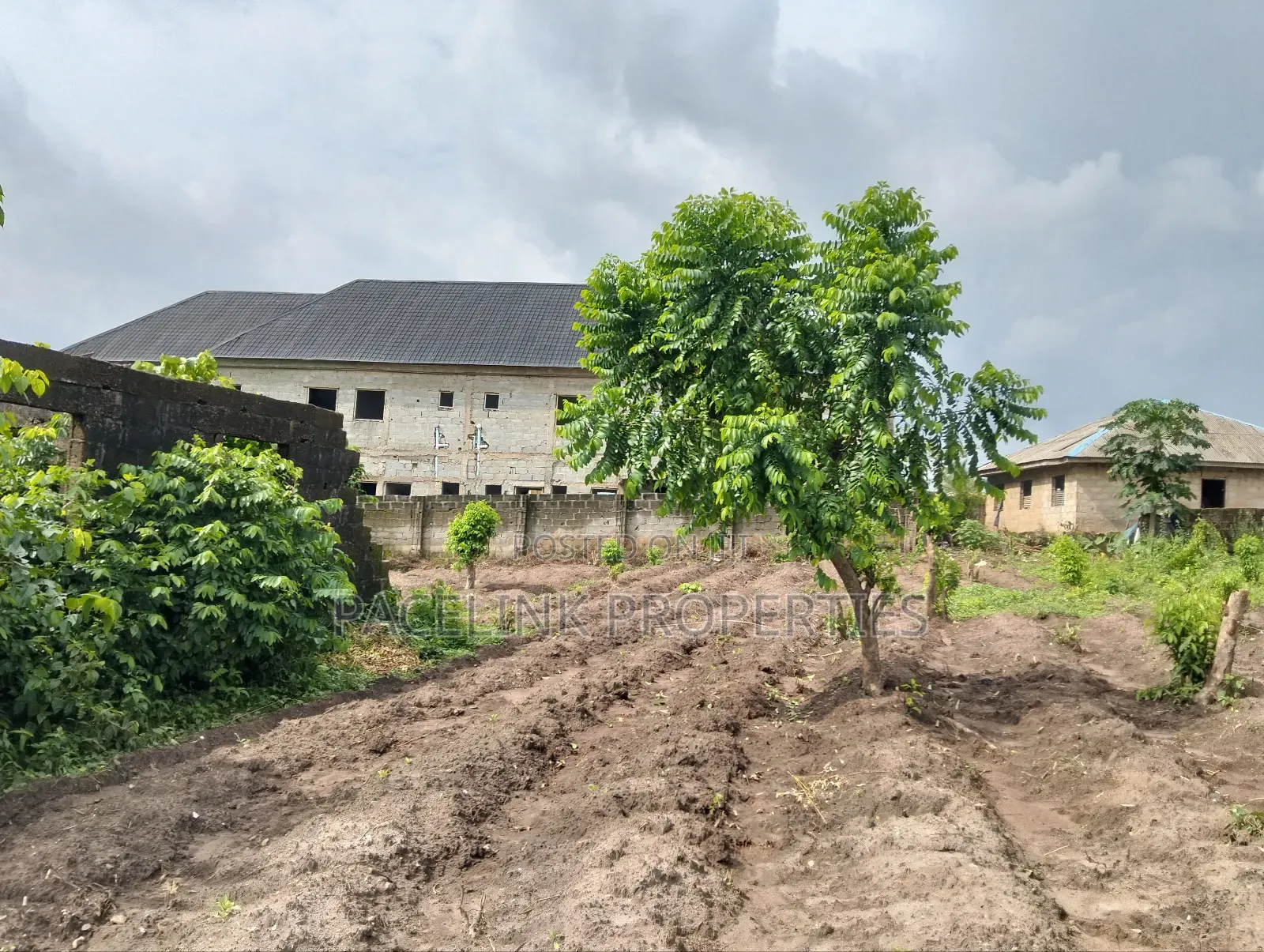4 Nd Half Plot of Land Together Fence Gate Very Decent Area in Ayobo