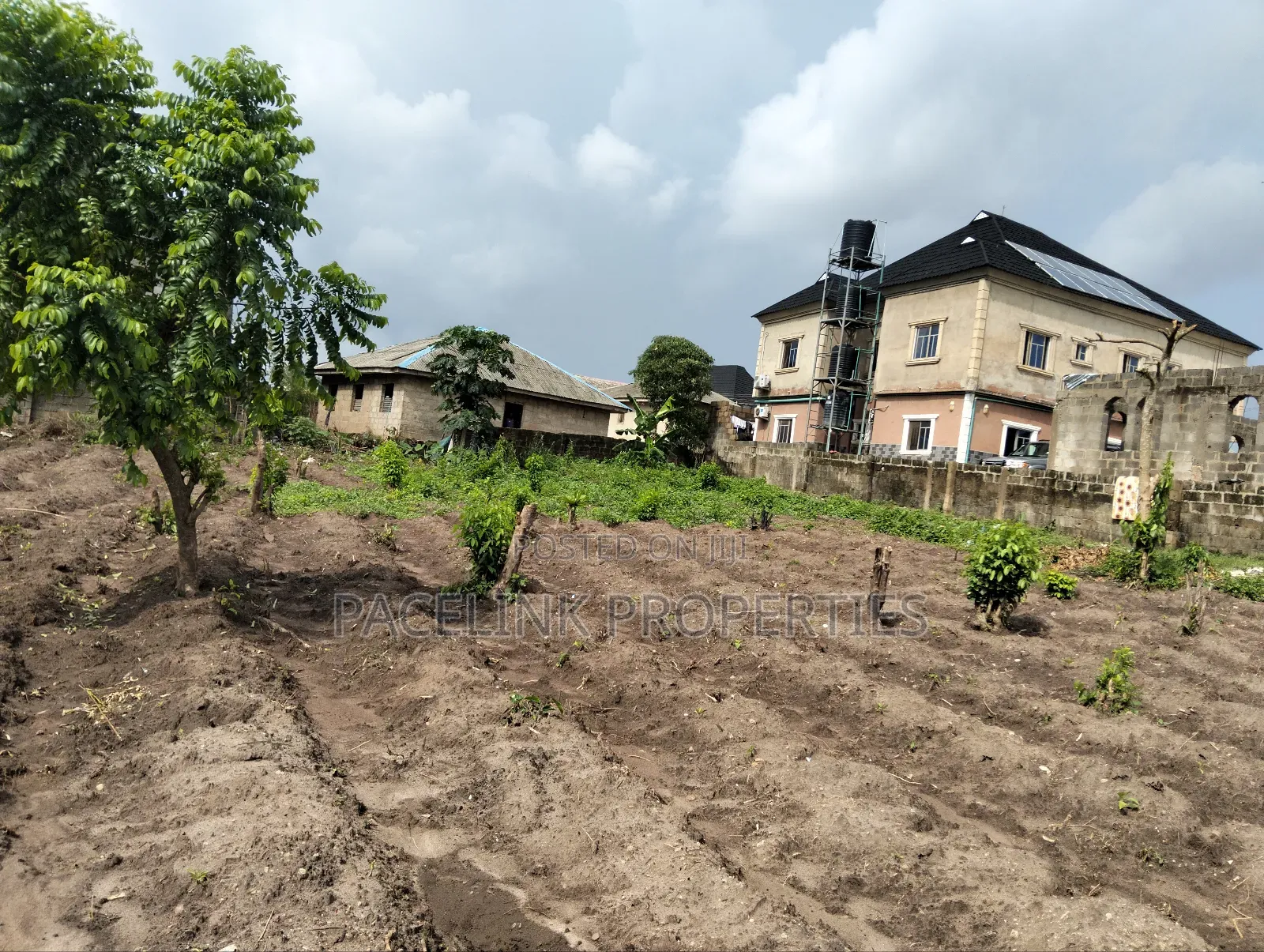 4 Nd Half Plot of Land Together Fence Gate Very Decent Area in Ayobo