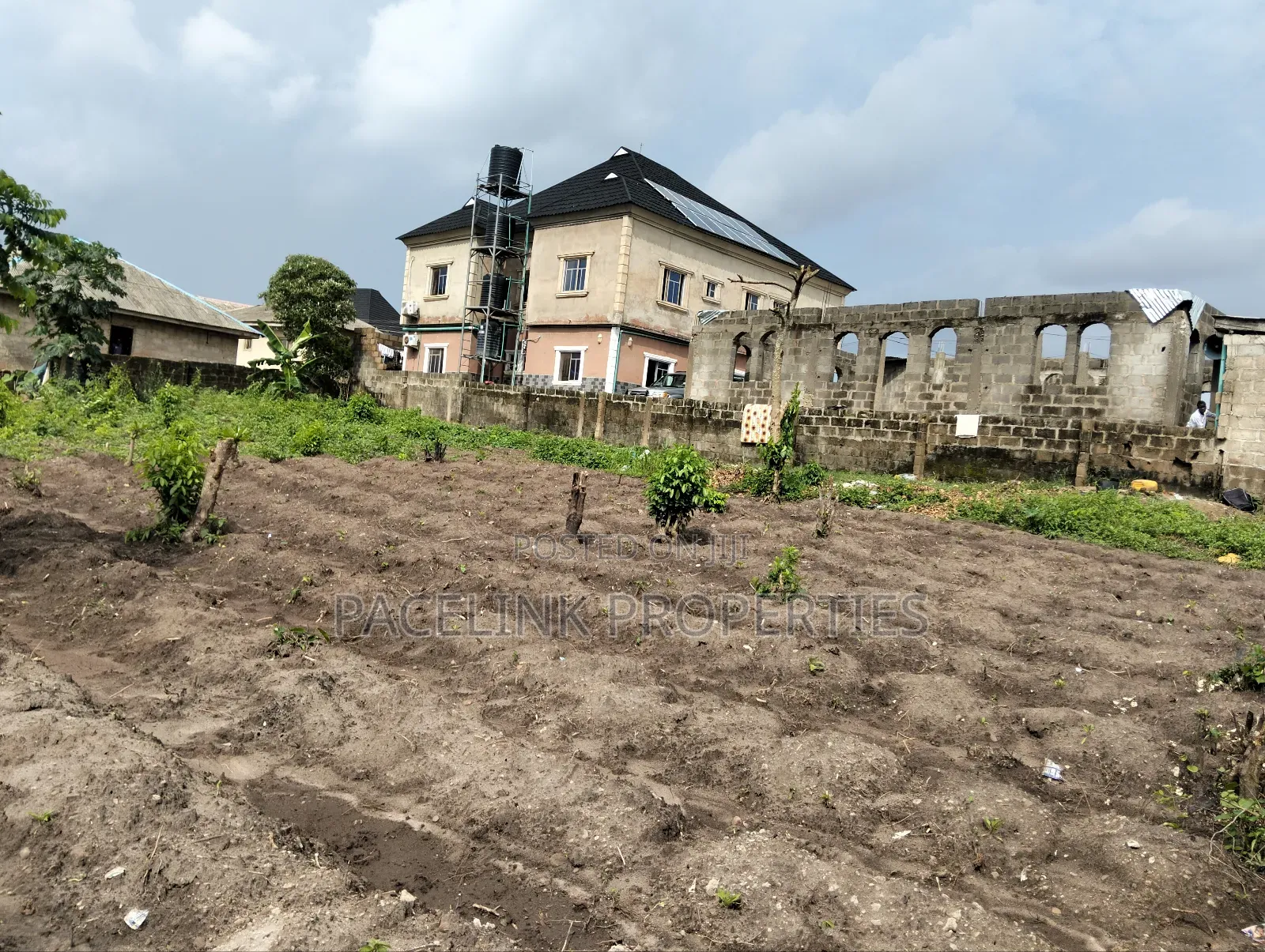 4 Nd Half Plot of Land Together Fence Gate Very Decent Area in Ayobo