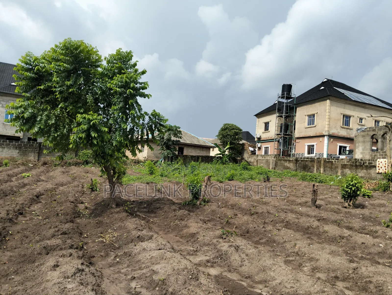 Half Plot of Land Fence Gate C of O in Ayobo