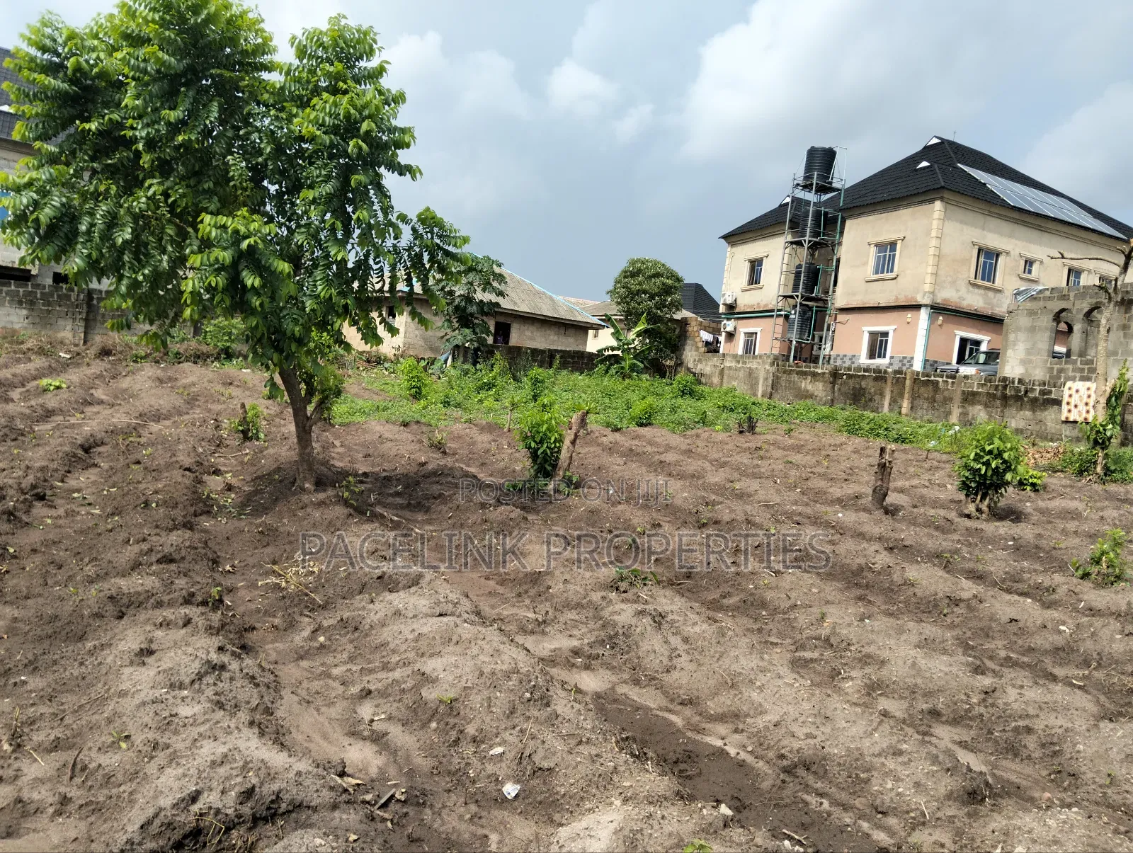Half Plot of Land Fence Gate C of O in Ayobo