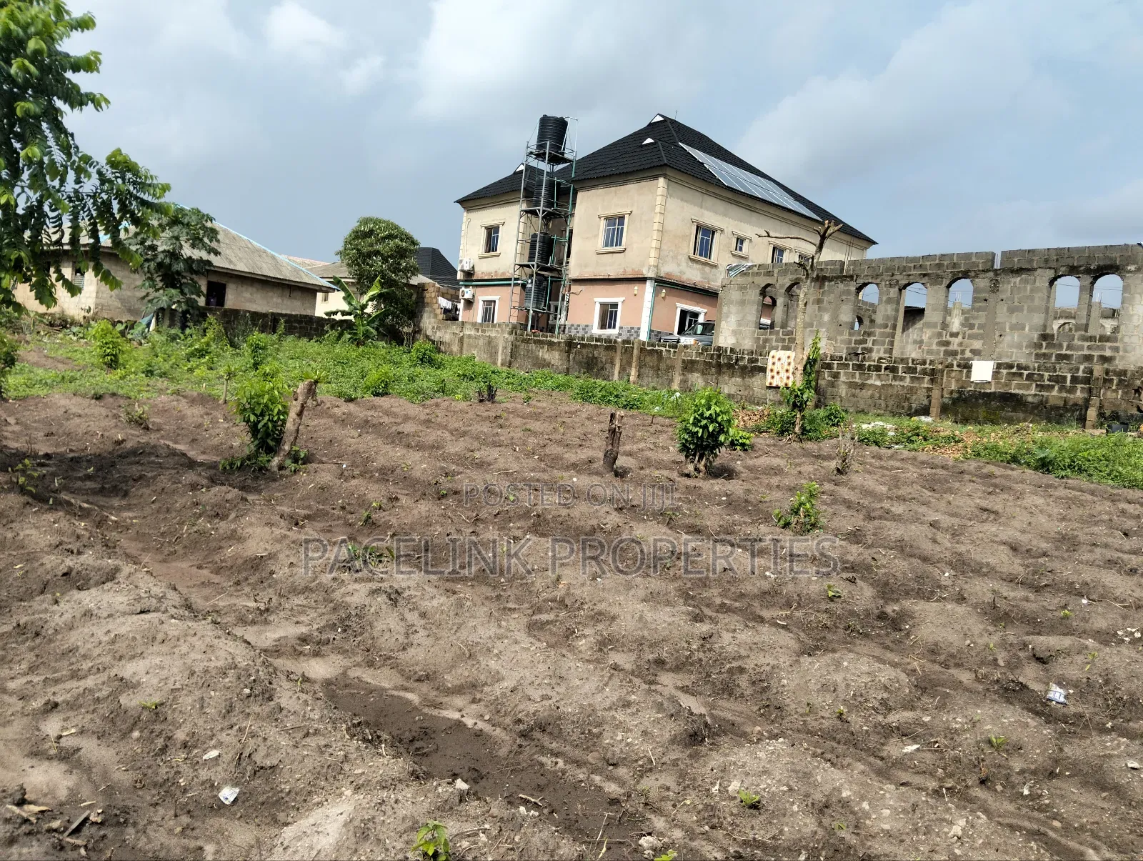 Half Plot of Land Fence Gate C of O in Ayobo