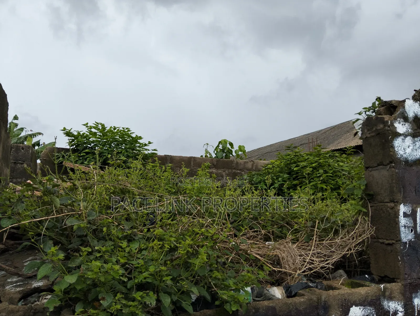 Half Plot of Land in a Very Decent Area in Iyana Ipaja