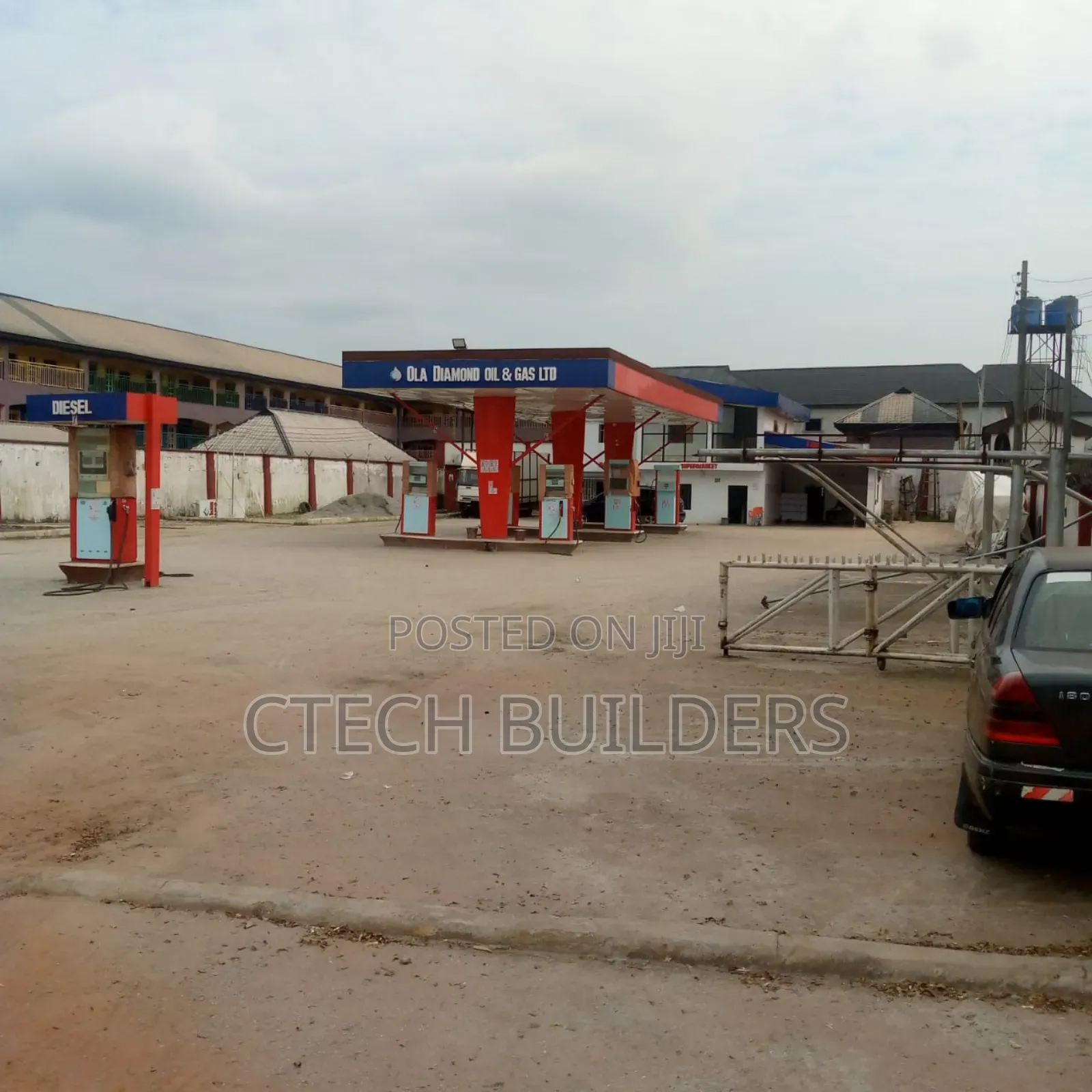 Filling Station With Gas Plant on 100ftx170ft at Aduwawa Rd in Benin City