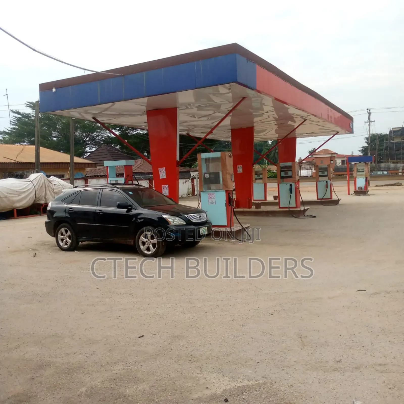 Filling Station With Gas Plant on 100ftx170ft at Aduwawa Rd in Benin City