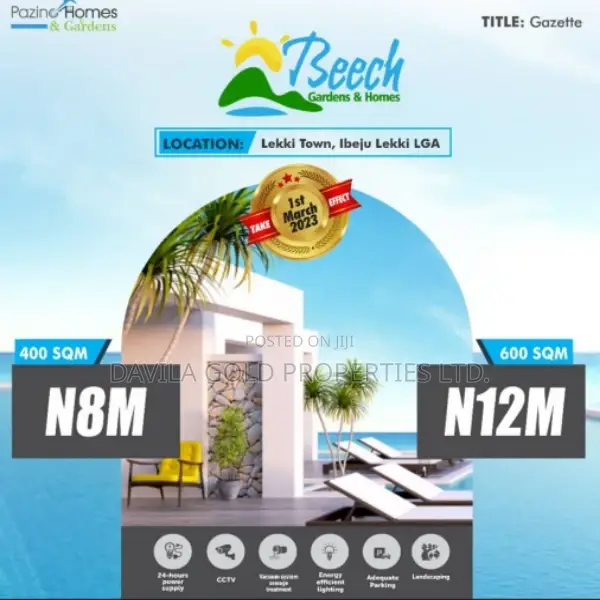 Beech Gardens Homes in Lekki
