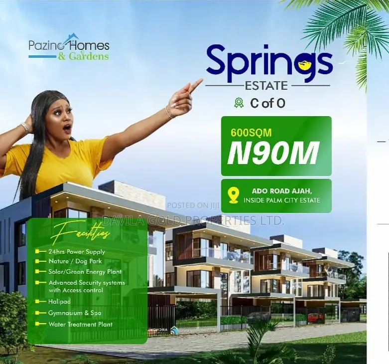 Exclusive Offer, Be a Land Owner at Garden Springs Estate. in Lekki