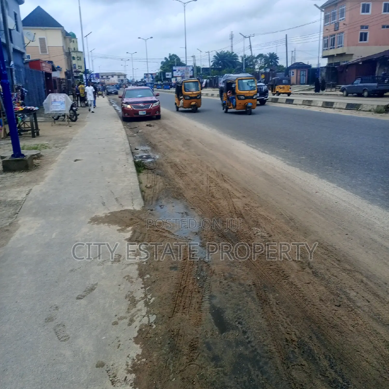 Commercial Four Plots of Land for Sale on Major Elelewo Rd in Port-Harcourt