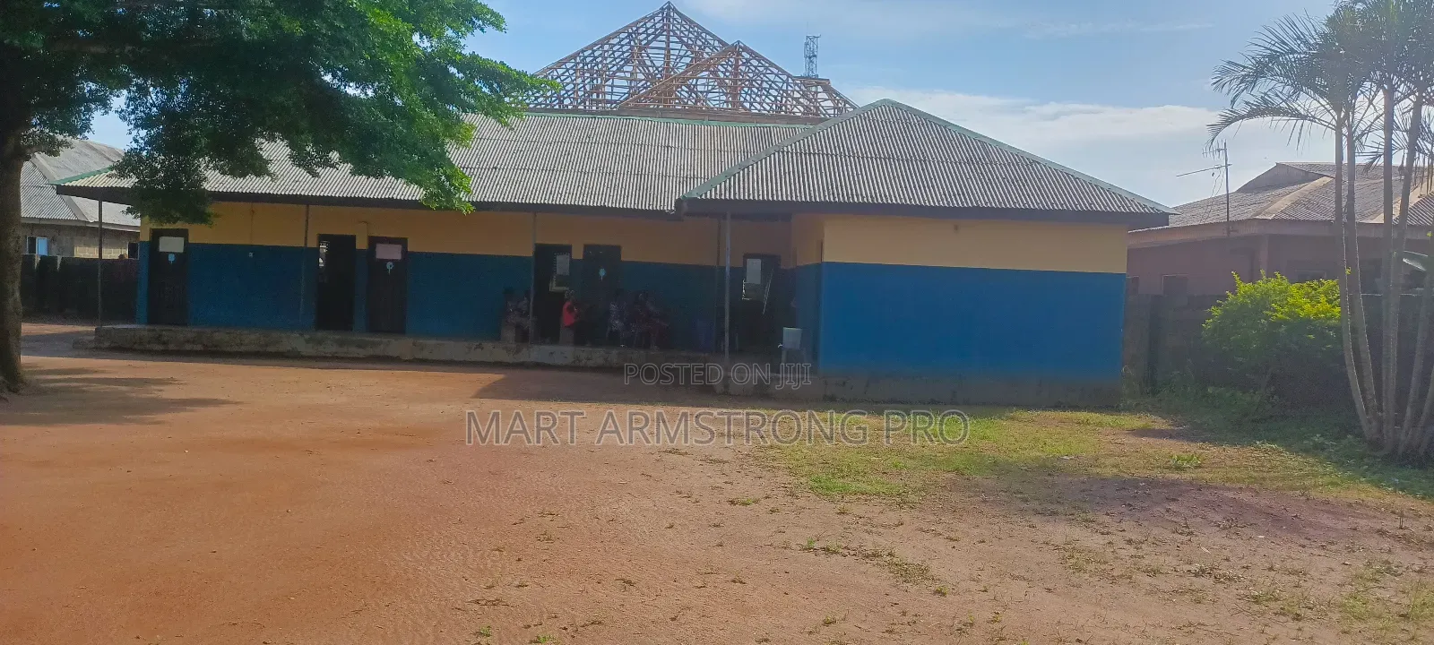 A Two Structures School on 3plots Ot Land All Fenced in Ikorodu