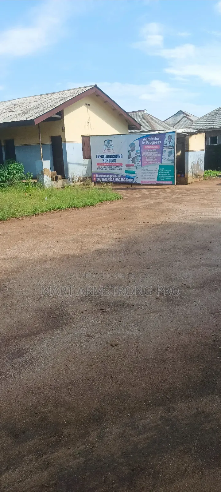 A Two Structures School on 3plots Ot Land All Fenced in Ikorodu