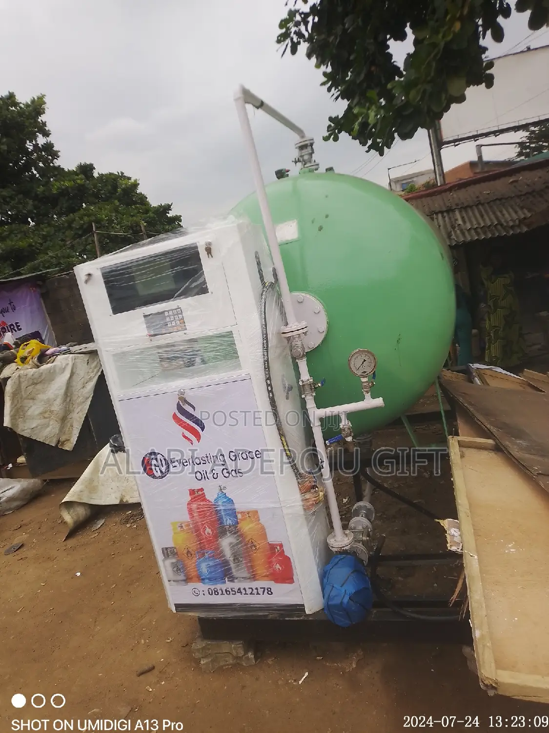 1.5tons LPG Gas Plant Installation in Ogba