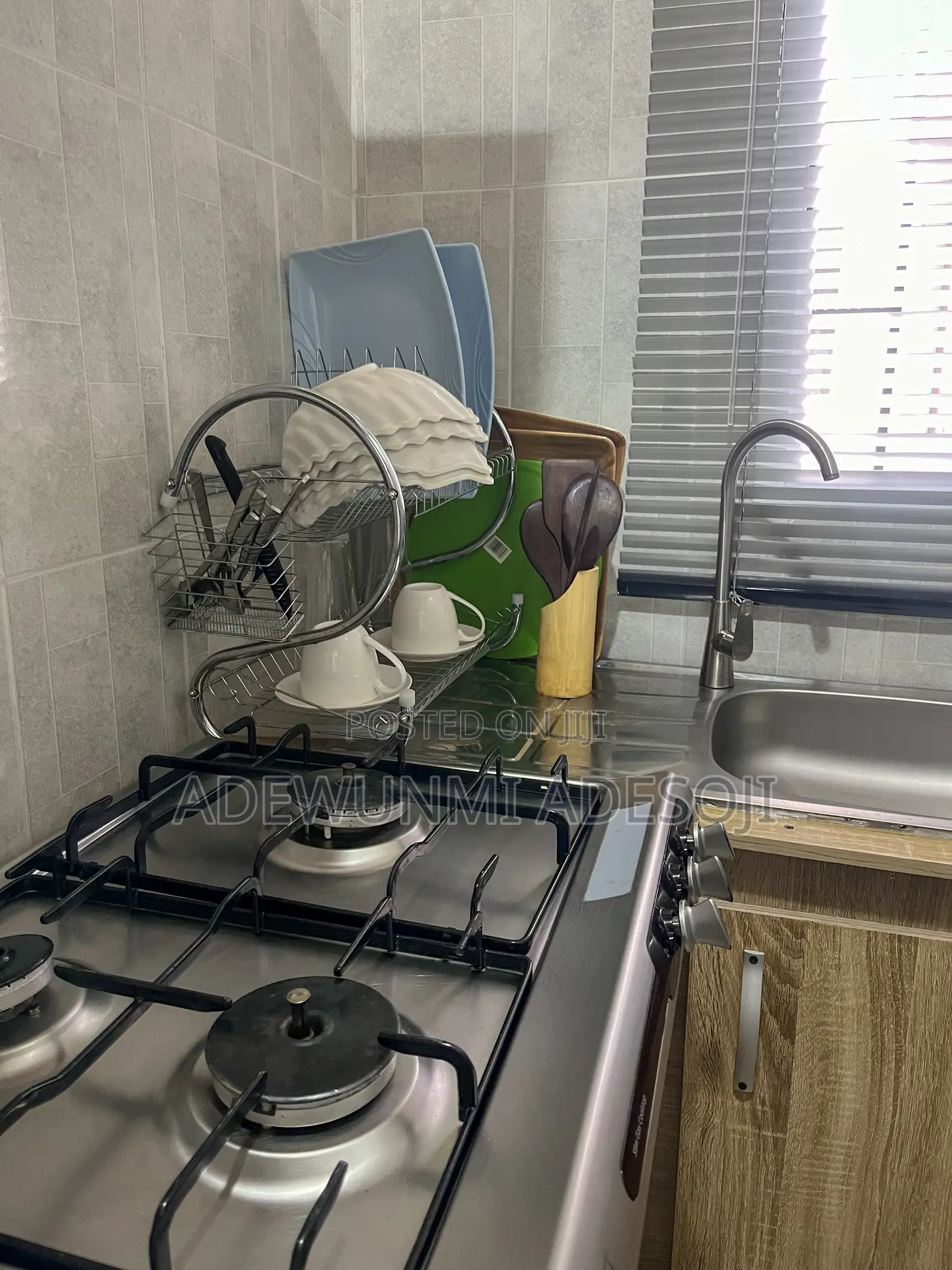 1BED With King-Size Bed + WIFI + 24/7 Power in Abule Egba