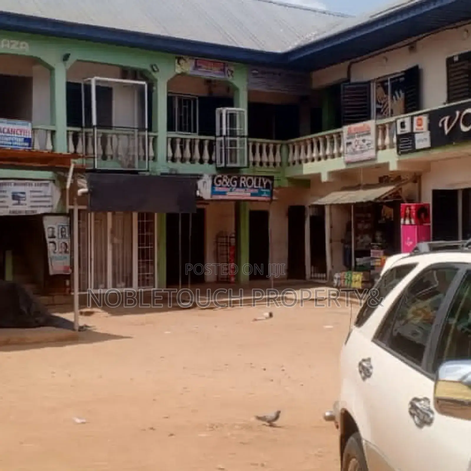 Shopping Complex Along the Major Road at Lasu Igando Road in Akesan
