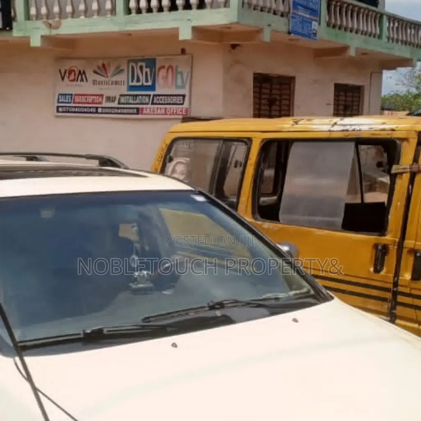 Shopping Complex Along the Major Road at Lasu Igando Road in Akesan