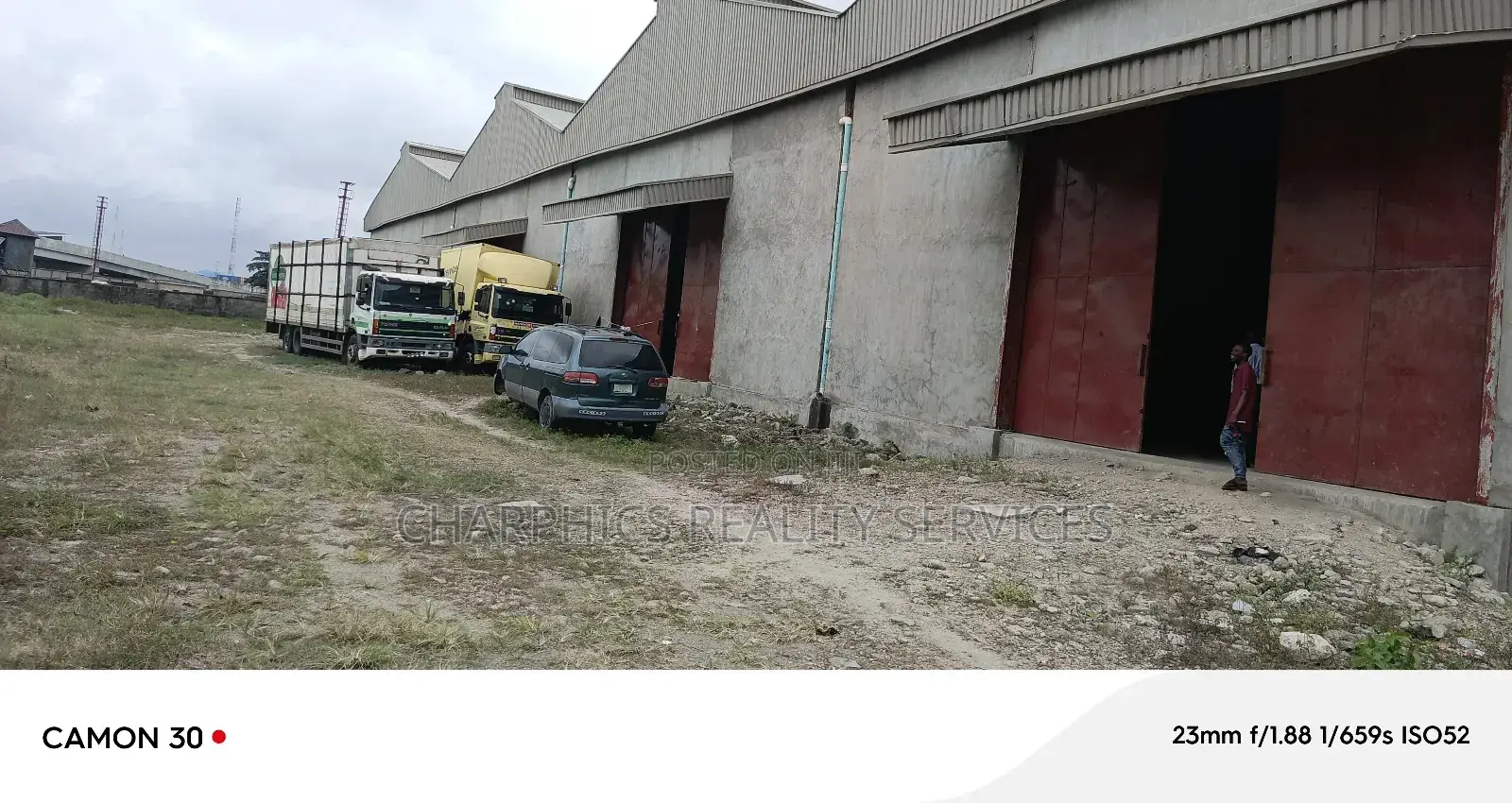 2 Bays Warehouse of (16,400sqft) Off Apapa-Oshodi Express in Coker