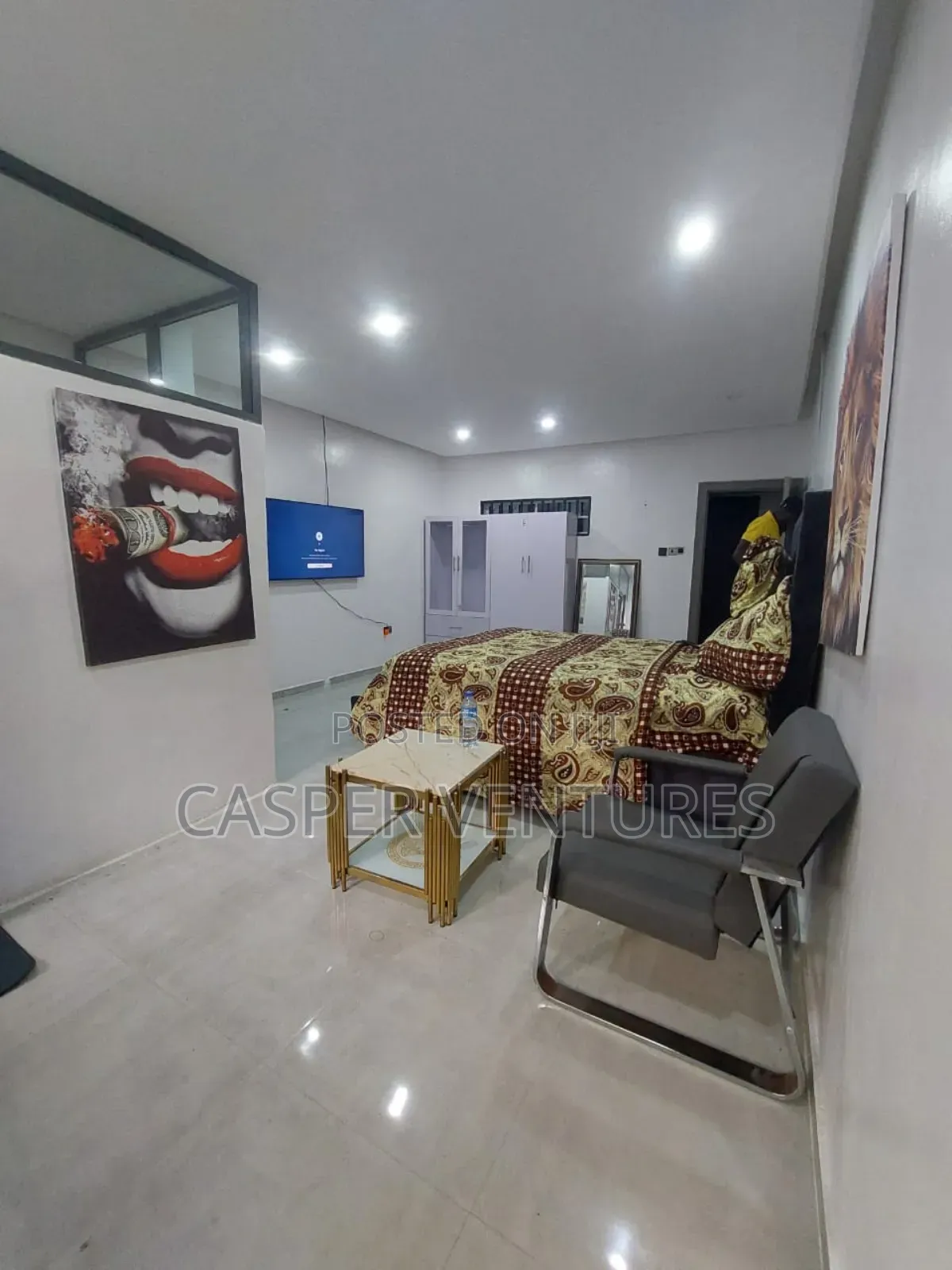 Furnished Studio Apartment in Paradise 3, Chevron for rent in Chevron
