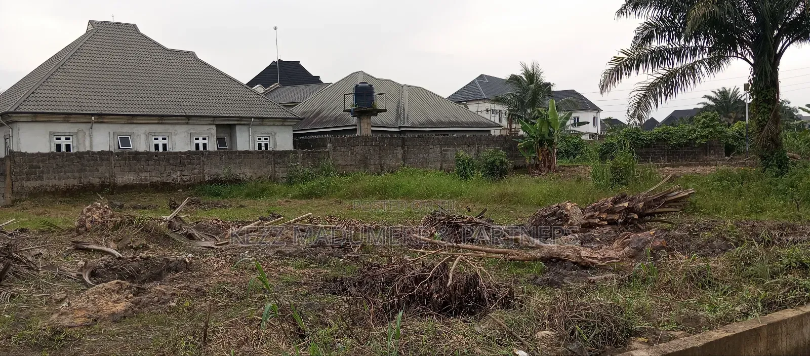 For Sale : 4 Fenced Plots at Radio Estate , Ozuoba , Nta in Port-Harcourt