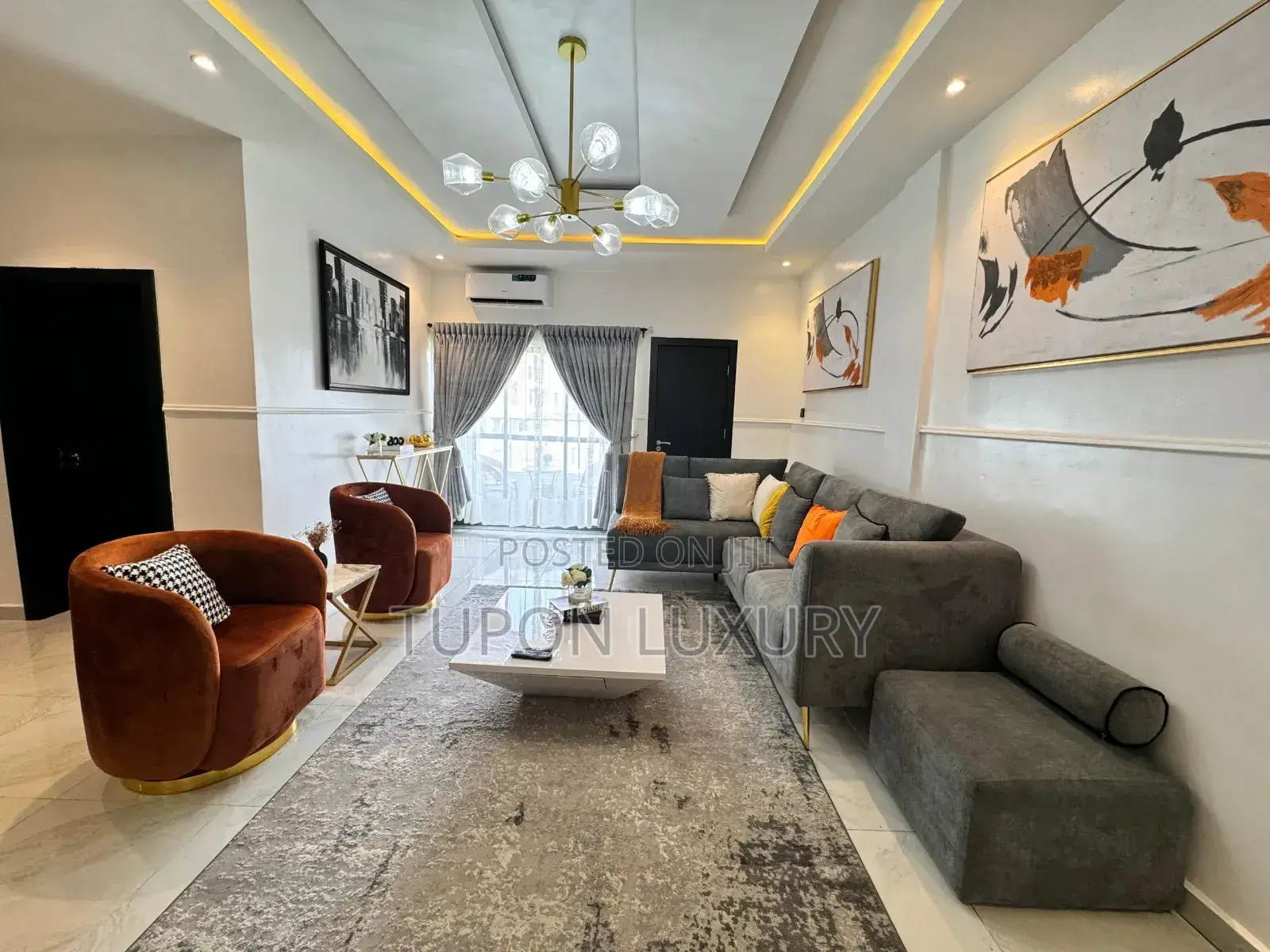 Smart Luxury 2 Bedroom Apartment With Swimming Pool and PS5 in Lekki Phase 1