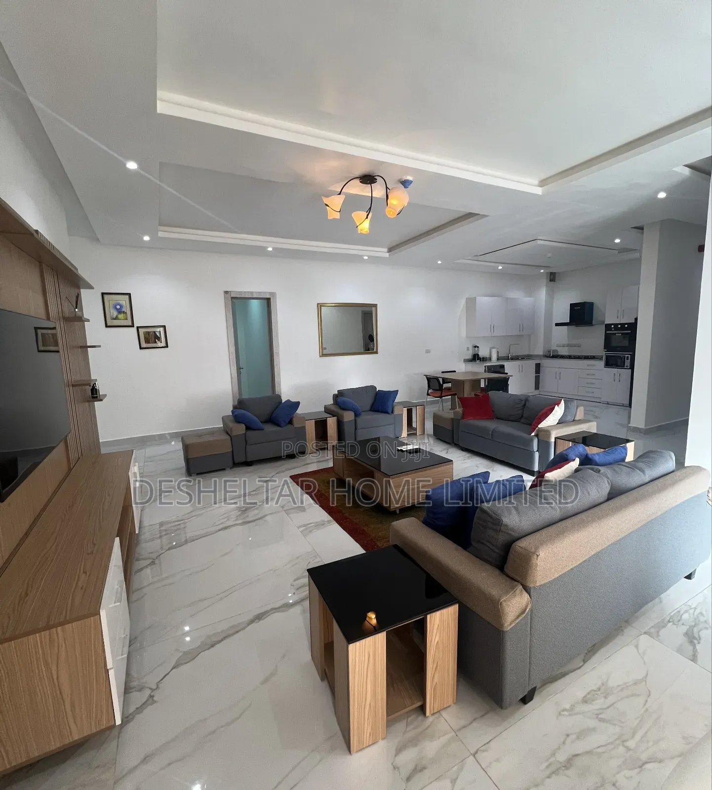 Furnished 2bdrm Block of Flats in Nest Apartment, Lekki Phase 1 in Lekki Phase 1
