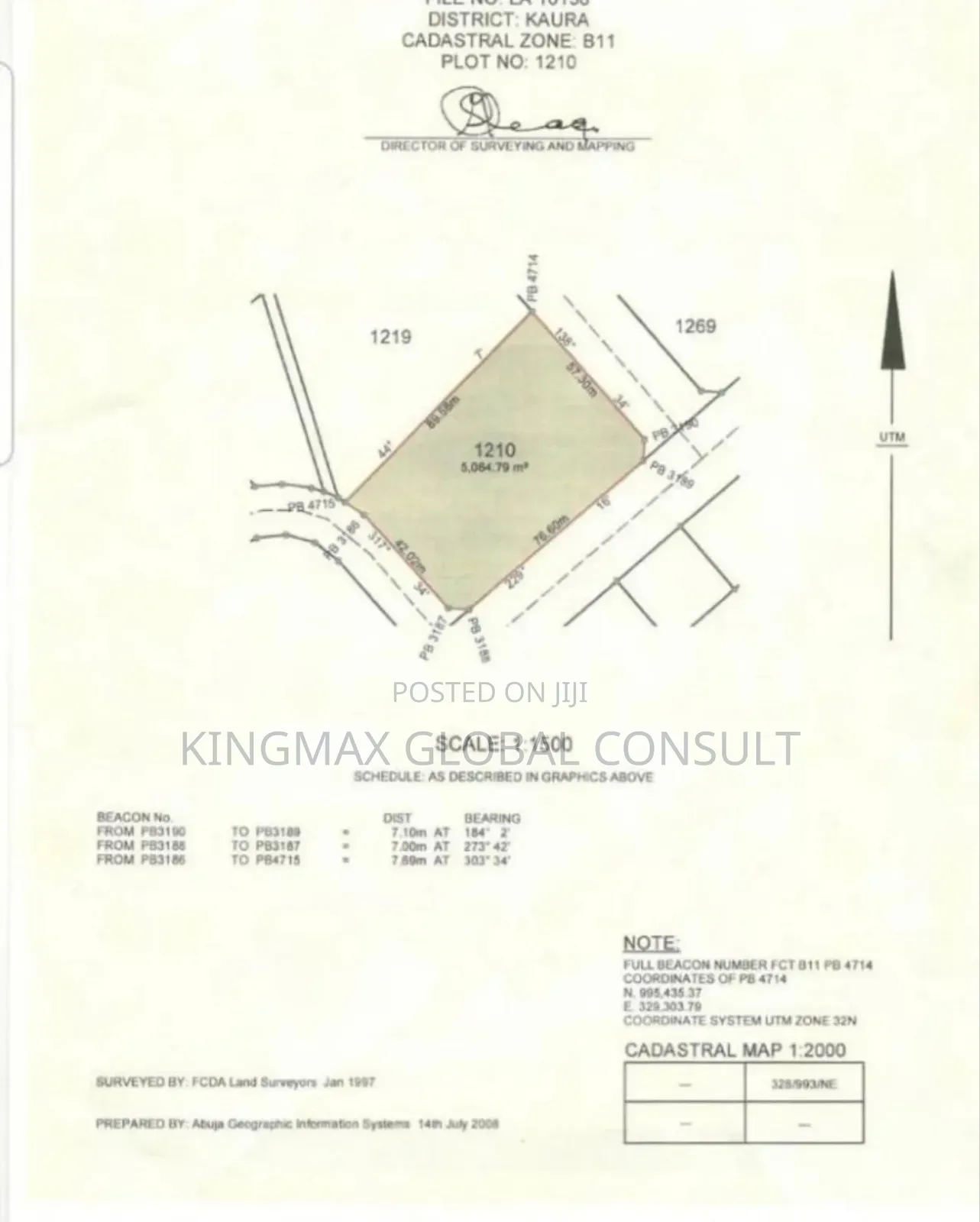 Flat Residential Land for Sale at Kaura District for Estate in Kaura