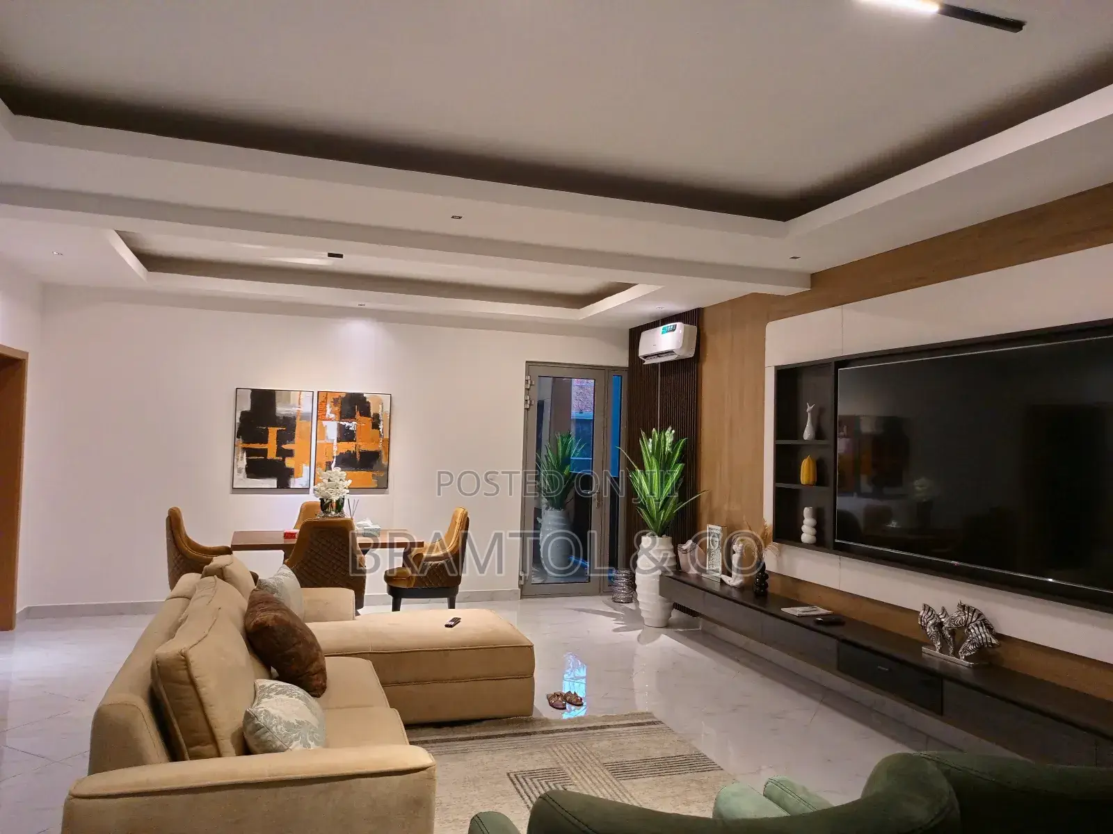 Furnished 4bdrm Townhouse / Terrace in Guzape District for rent in Guzape District