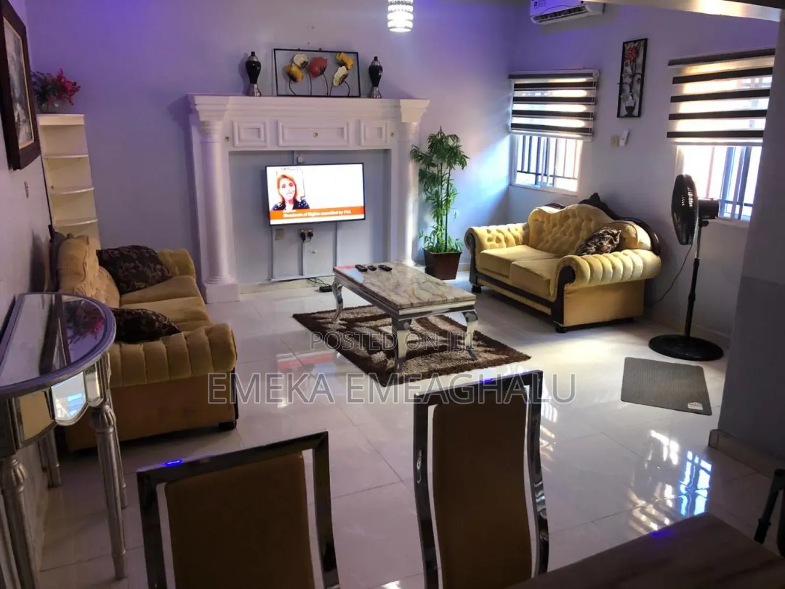 Furnished 3 Bedroom Bungalow for Shortlet in Enugu
