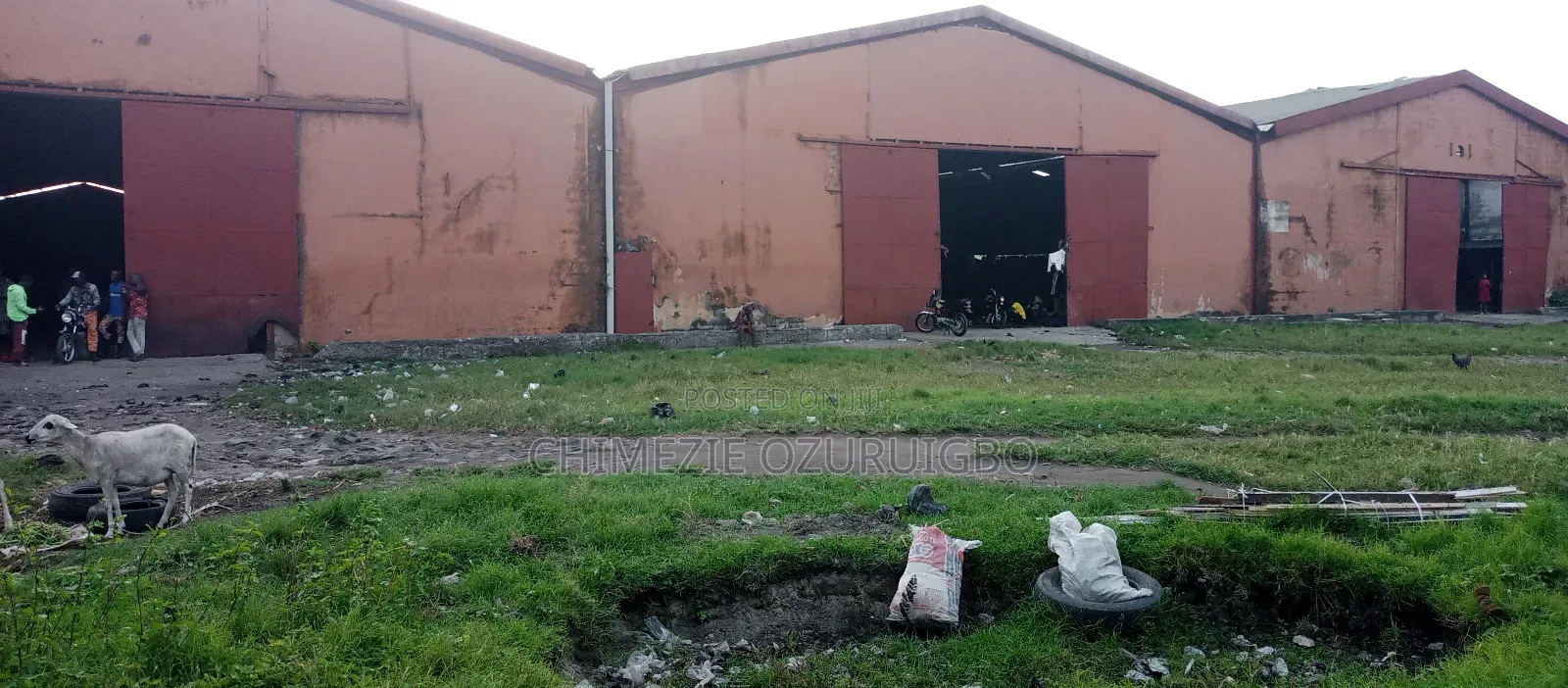 3 Bays Warehouse On 2 Acres Of Land At Agboju, Lagos. in Agboju