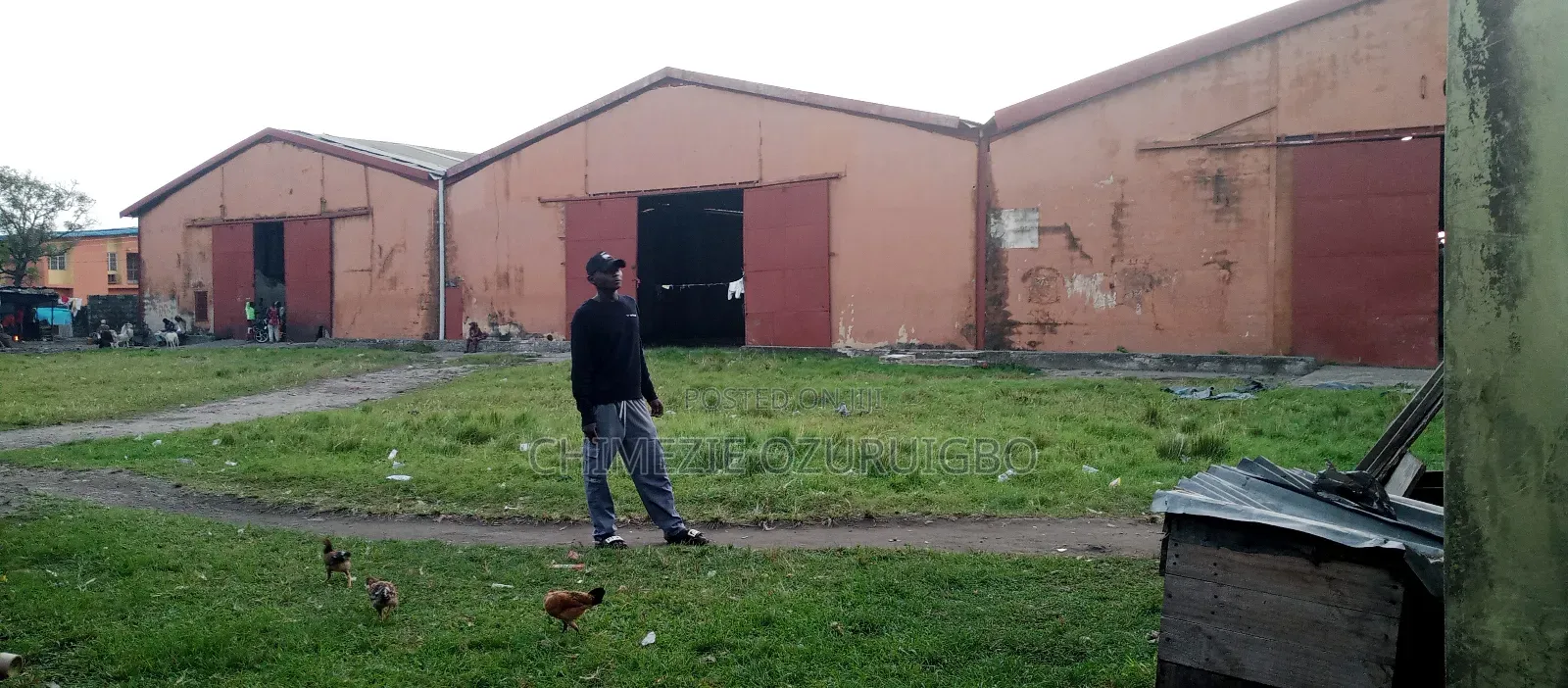 3 Bays Warehouse On 2 Acres Of Land At Agboju, Lagos. in Agboju
