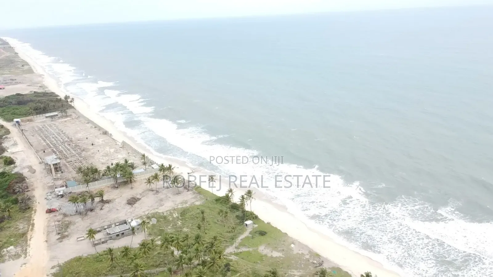 Gazette Plot Facing Coastal Road and Viewing Atlantic Ocean in Abijo