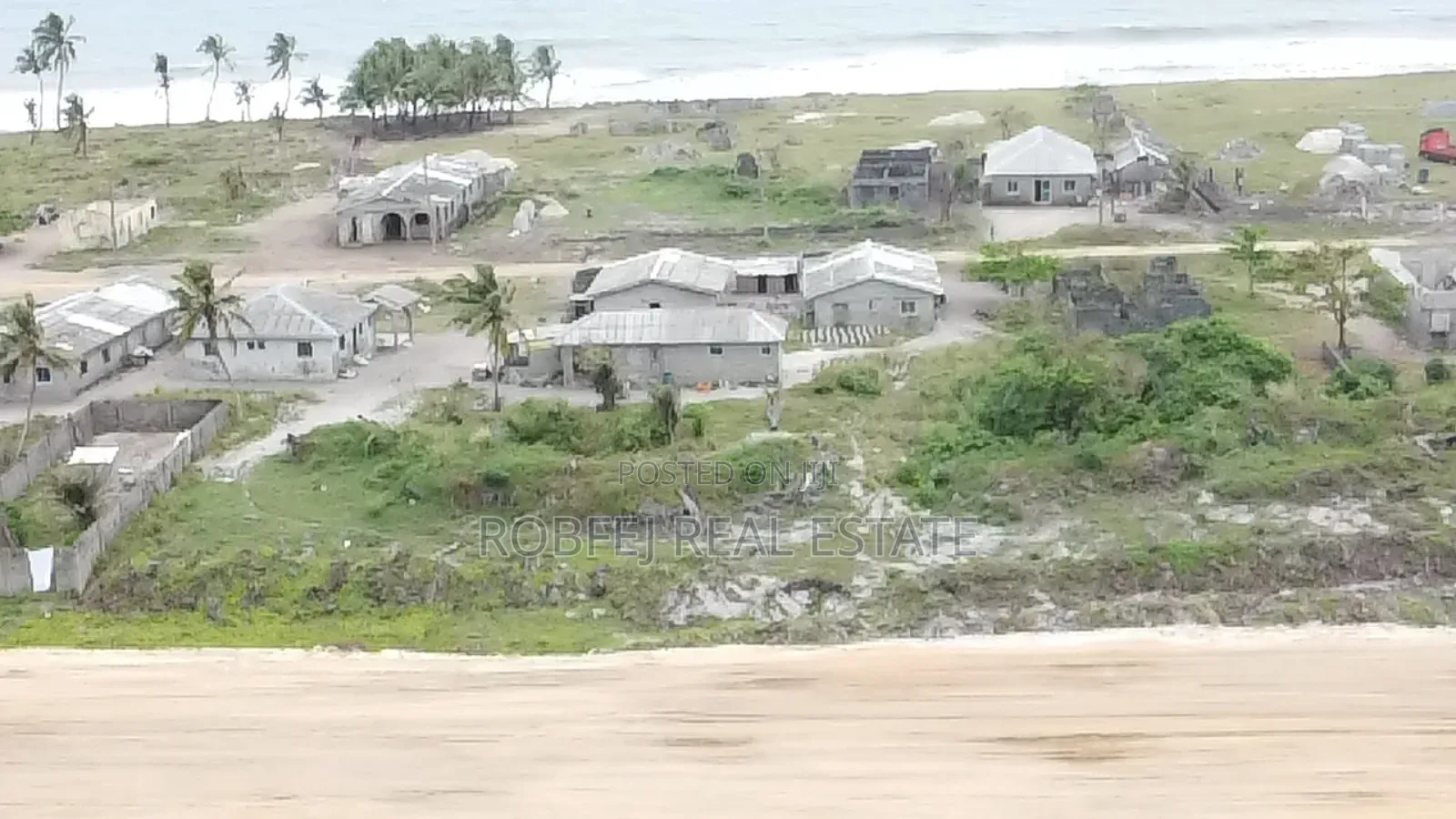 Gazette Plot Facing Coastal Road and Viewing Atlantic Ocean in Abijo