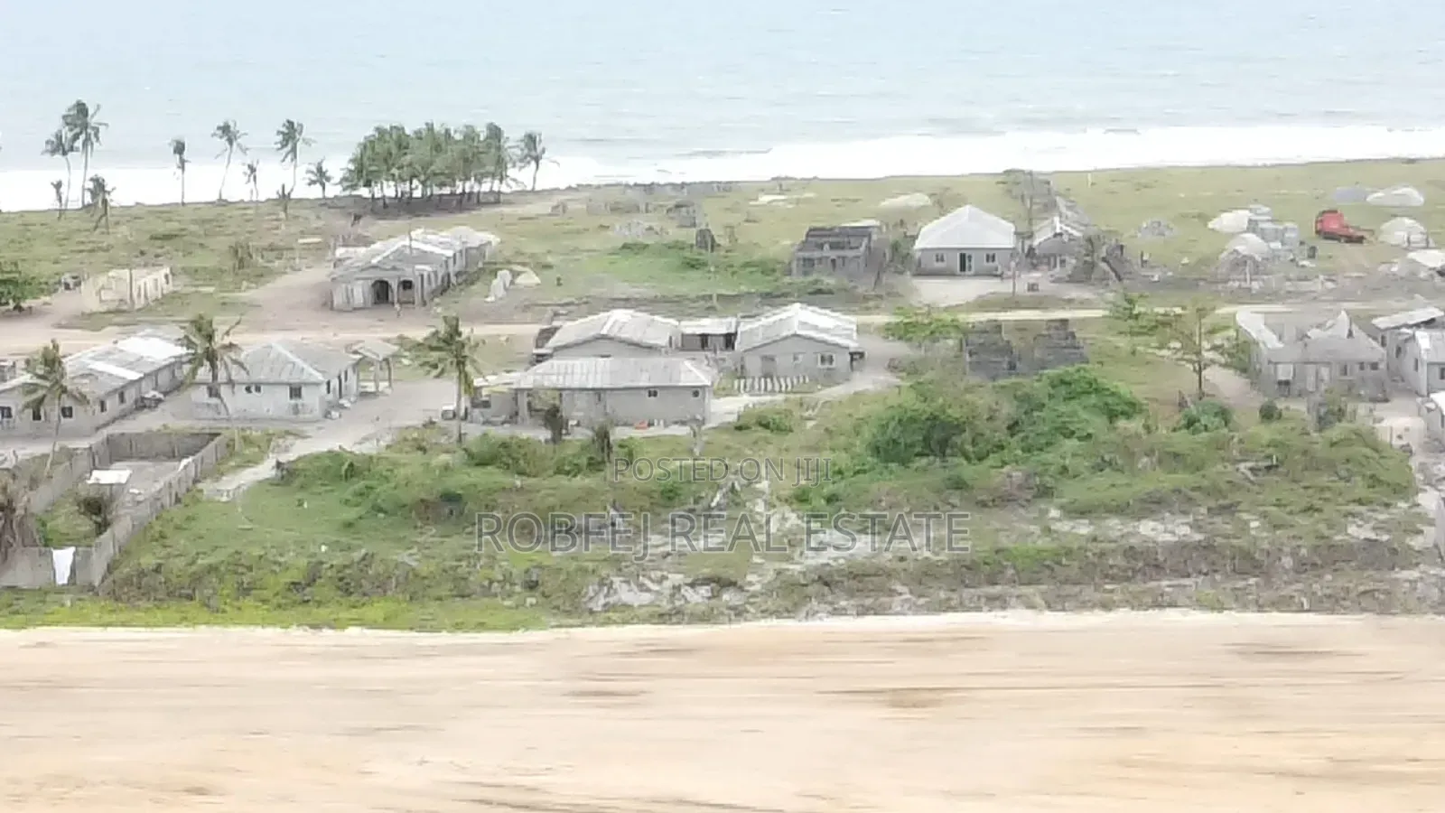 Gazette Plot Facing Coastal Road and Viewing Atlantic Ocean in Abijo