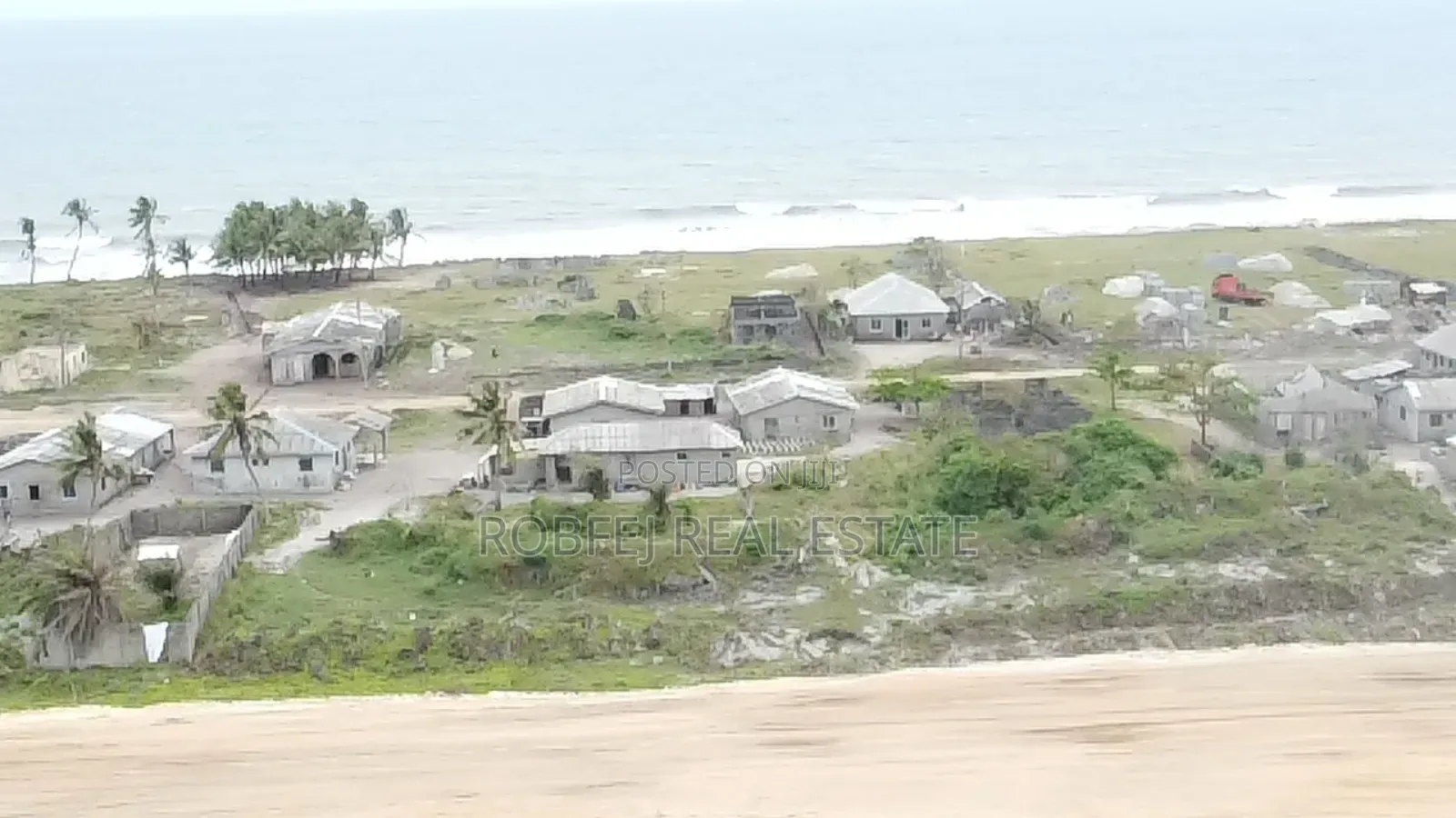 Gazette Plot Facing Coastal Road and Viewing Atlantic Ocean in Abijo