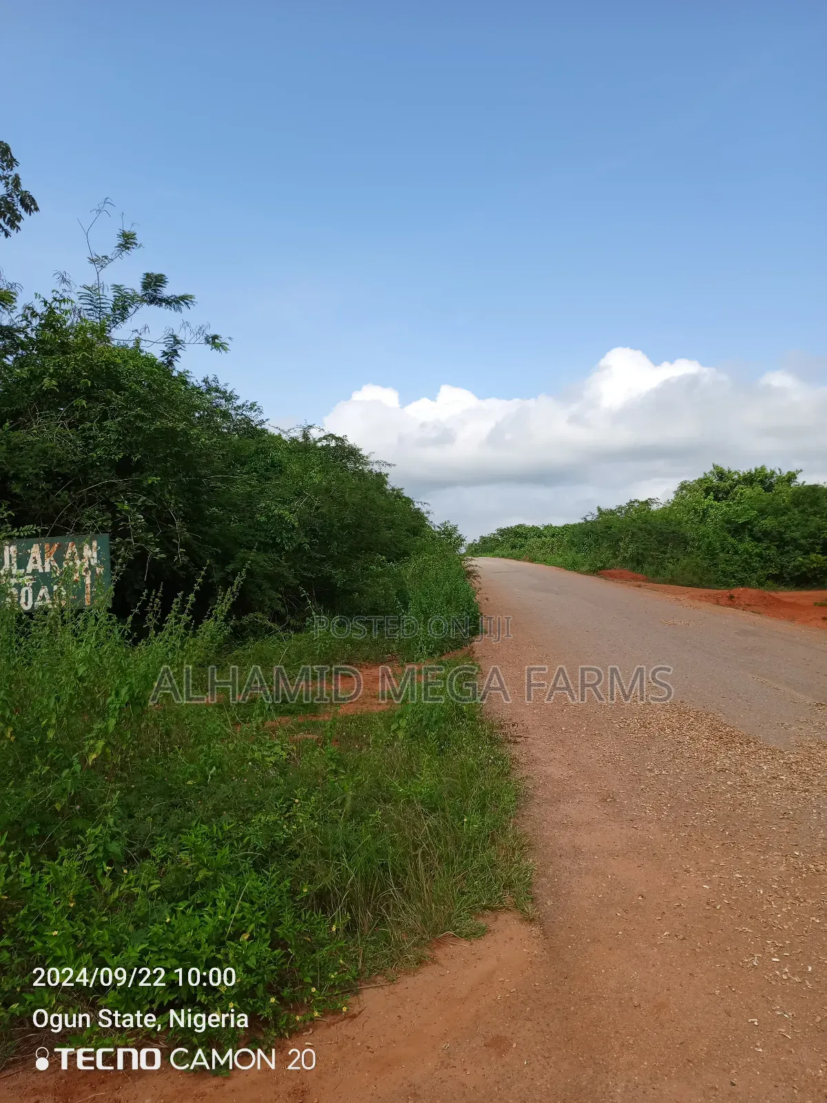 100 Acres of Farmland for Sale in Ilaro