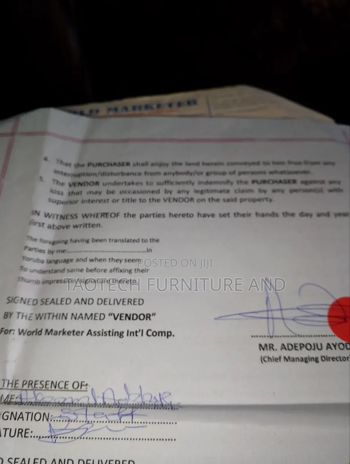 A Plot of Land in CHallenge / Ibadan