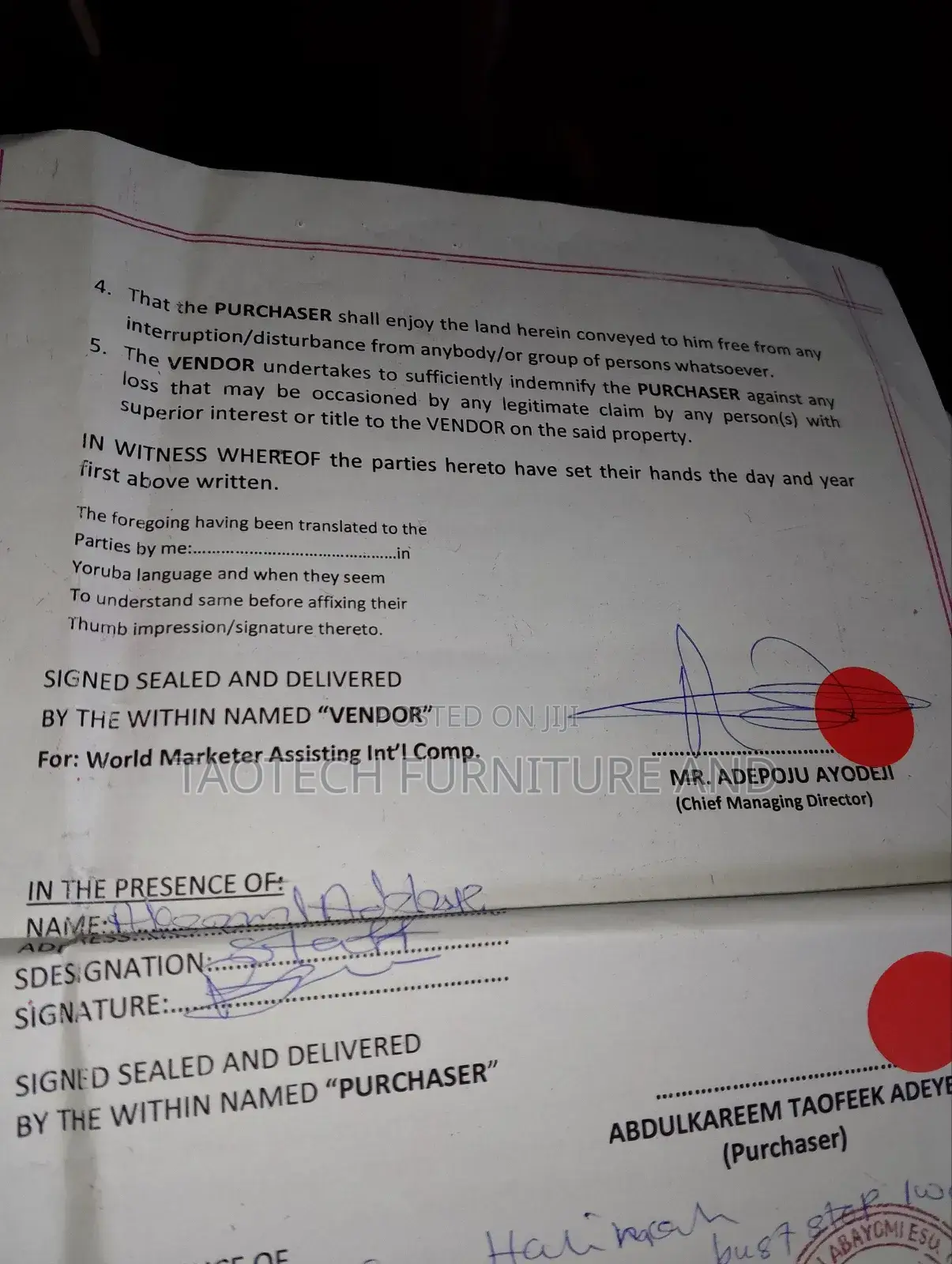 A Plot of Land in CHallenge / Ibadan