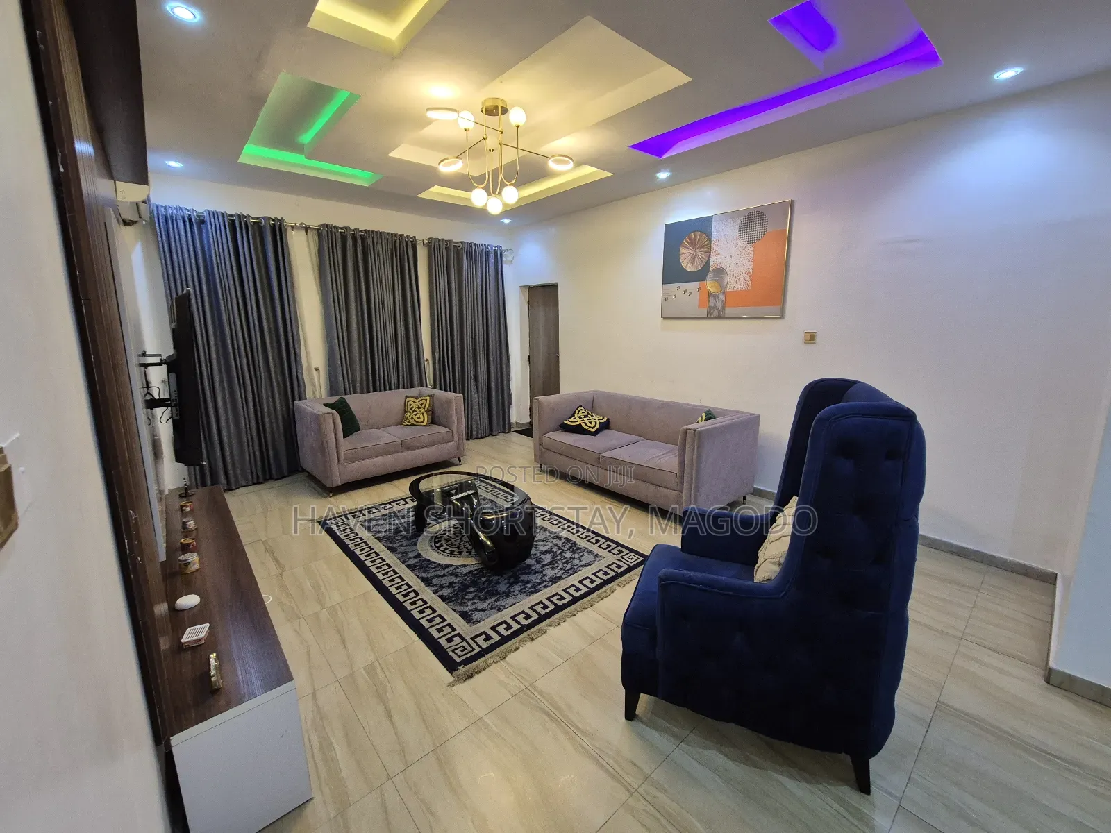 Spacious 1-BRM Flat for Shortlet Inside Magodo Shangisha in GRA Phase 2 Shangisha