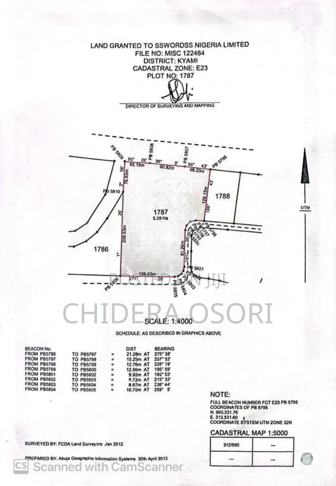 Land for Sale in Kiami
